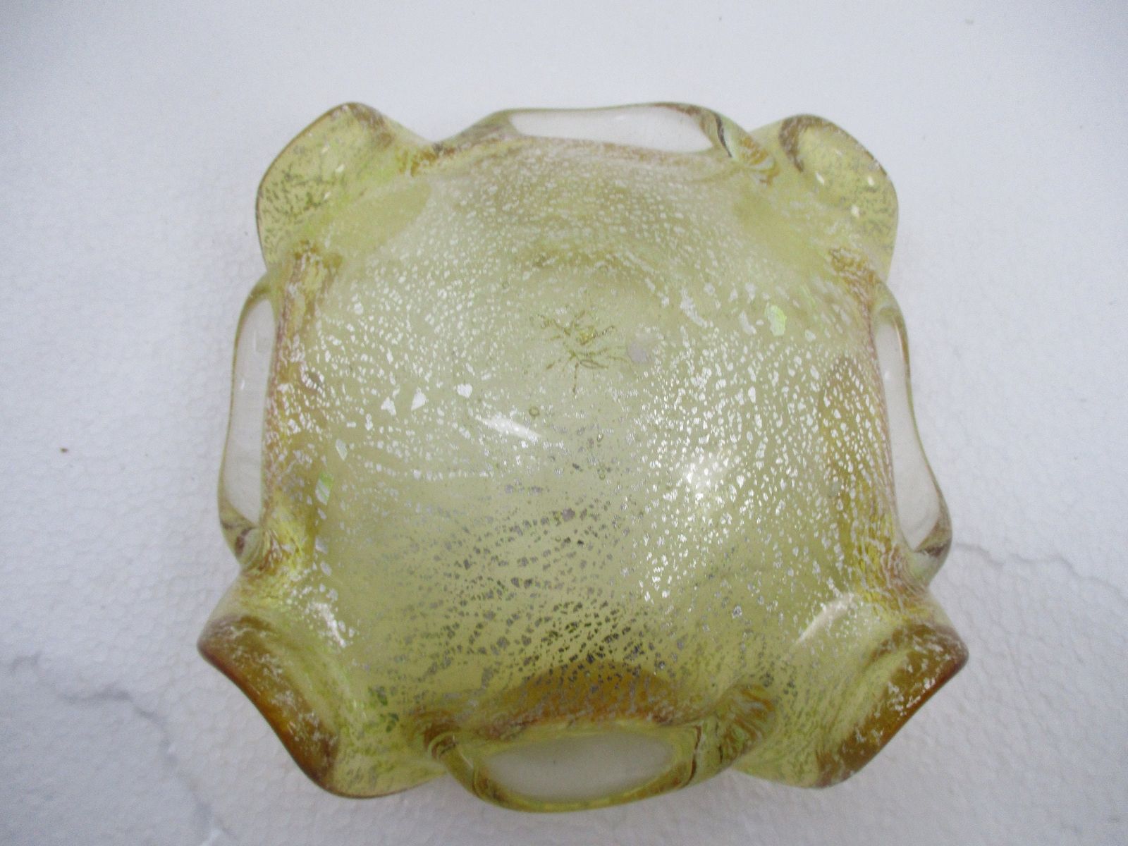 Vintage 1950/60 Murano Zebrati Ercole Barovier Of Barovier & Toso Art Glass Bowl photo vinterior