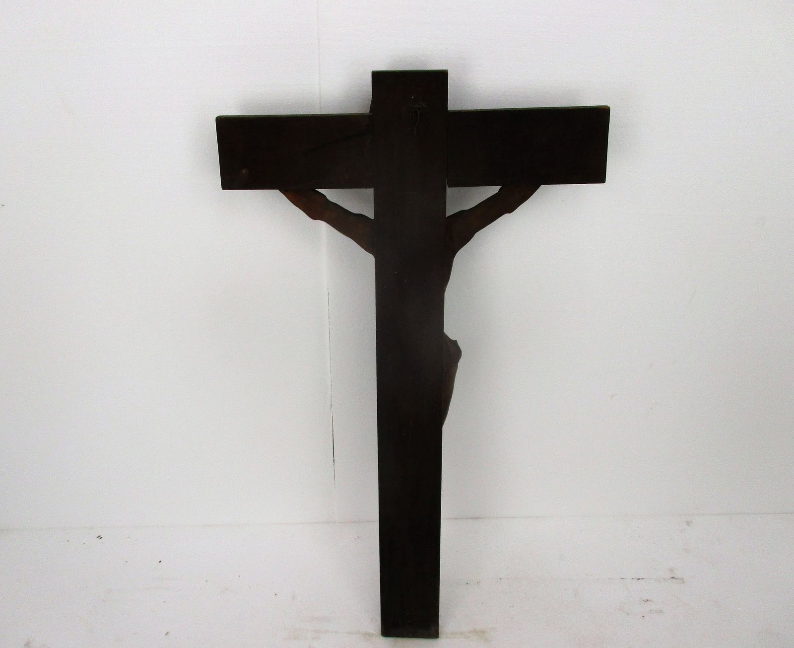 photo for sale Gorgeous Completely Hand Carved Wood Hanging Crucifix Cross Jesus Christ Stunnin