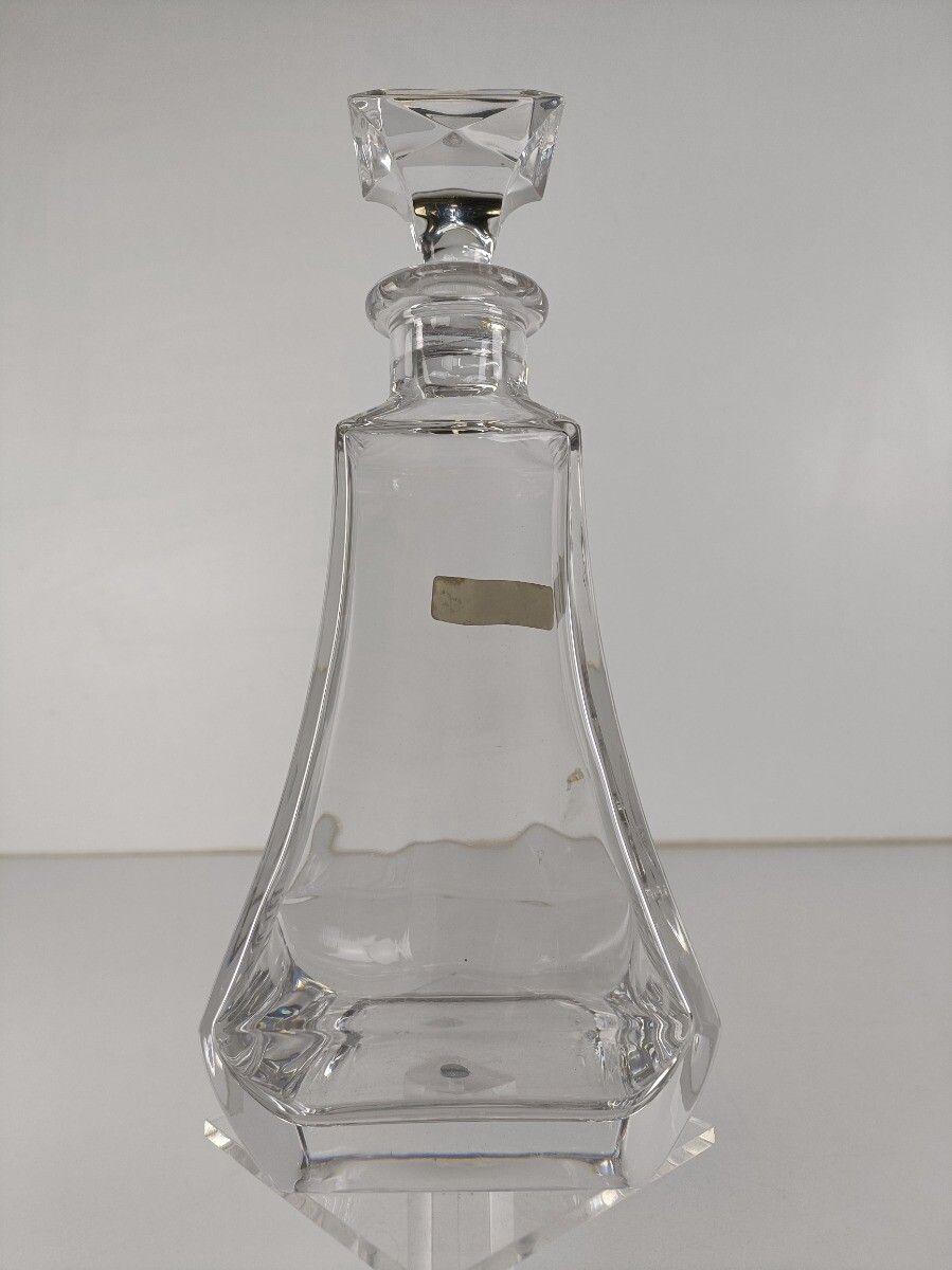 Bleikristal Crystal Decanter Jar Nachtmann Germany Vintage Footed Gorgeous Styli photo for sale