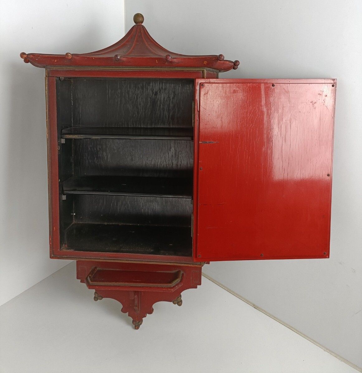 Medicine Apothecary Pharmacy Cabinet Chinese Style, Wood, Bathroom Kitchen Moder photo 687.0