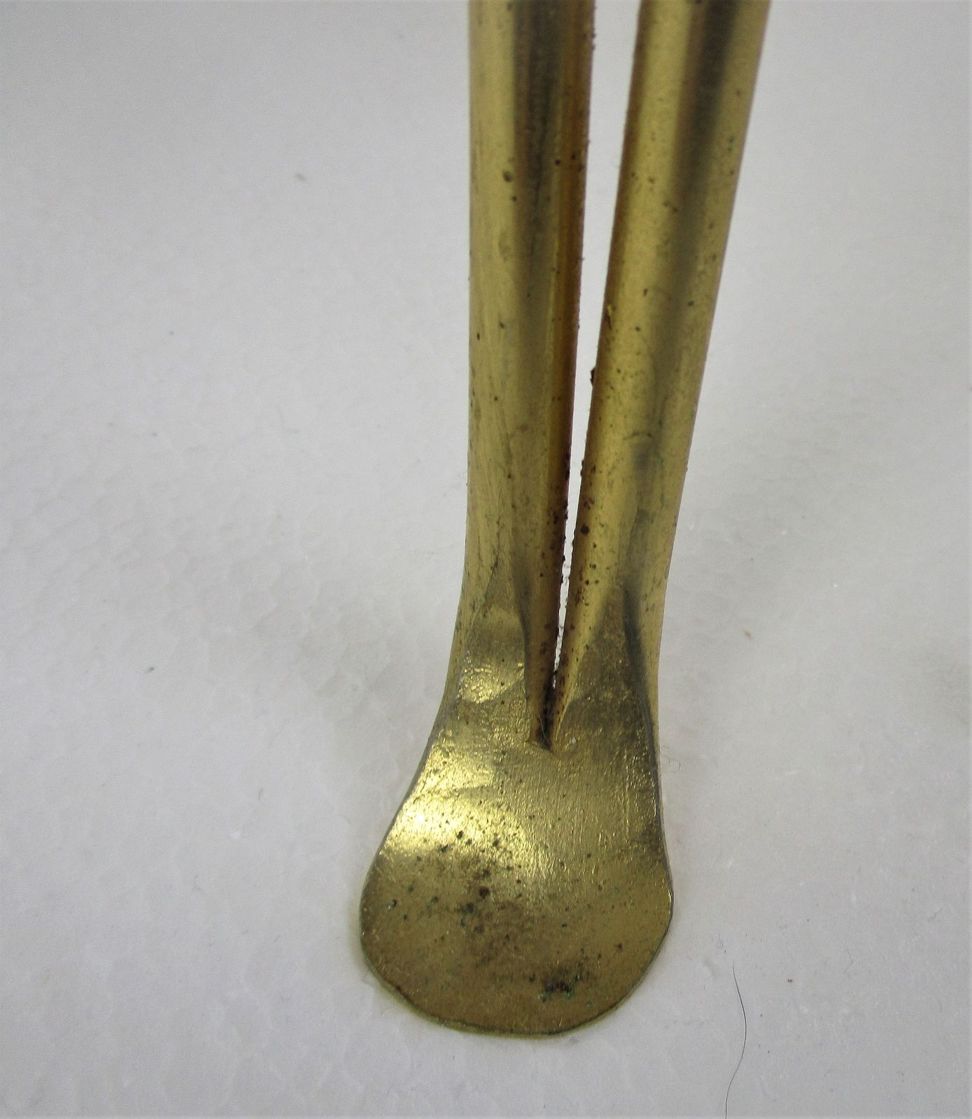Small Vintage Coffee Table Side Occasional Table Era Eames Retro Funky Brass Woo photo vintage