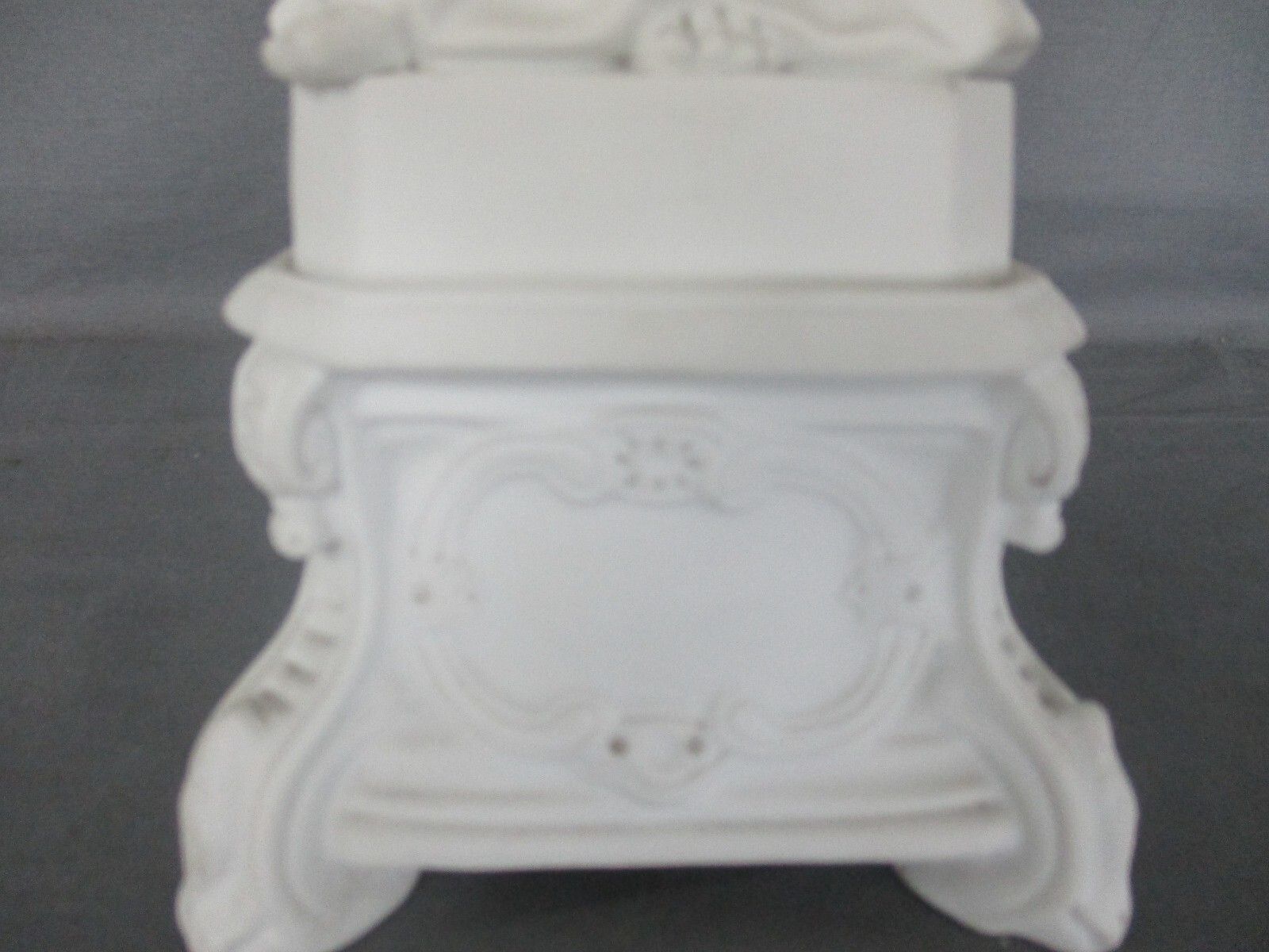 Large French Antique 1900 Bisque Statue Virgin Mary Our Lady Infant Exquisite photo Art