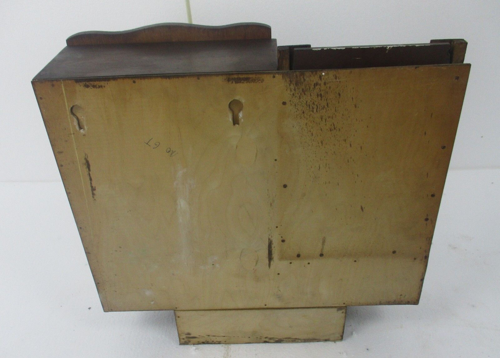 photo for sale Art Deco Kitchen Apothecary Medicine Wall Bathroom Cabinet Wood Mirror  1920s