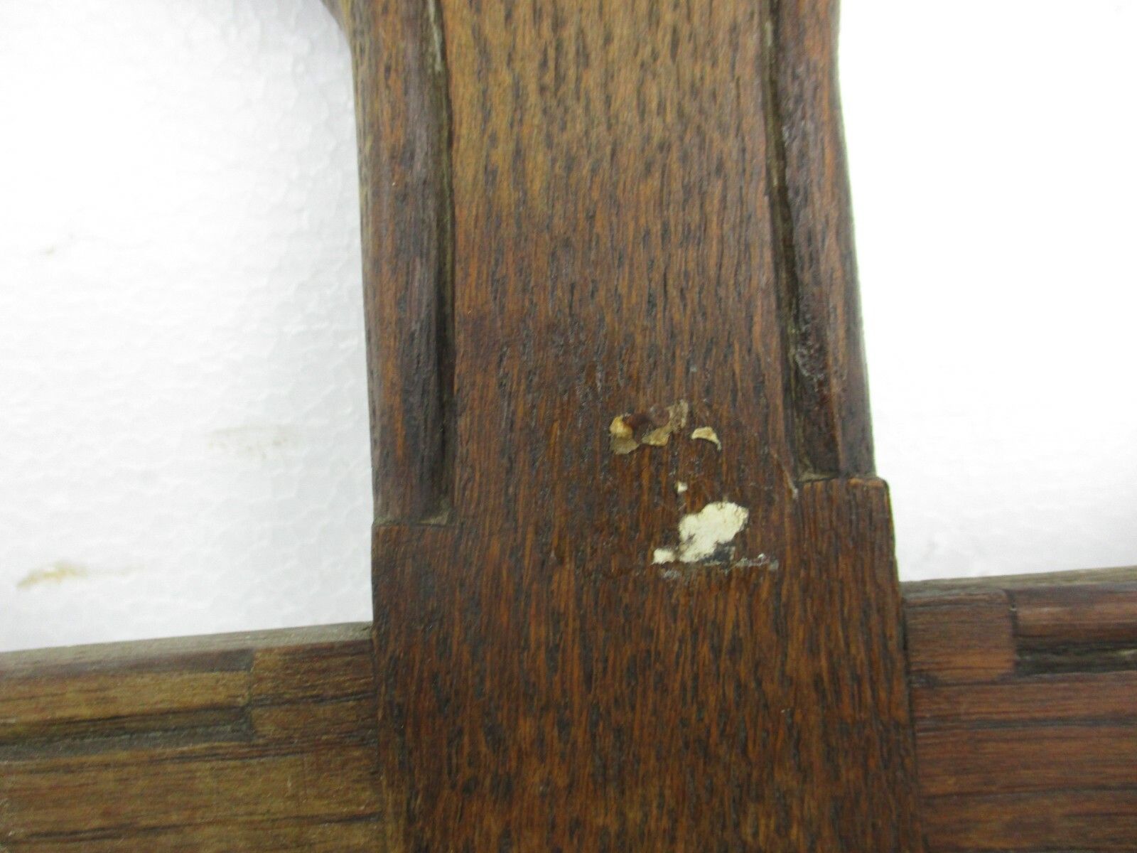 Wall Hanging Wooden Crucifix Cross Plaster Corpus Christi Jesus Christ Vintage photo for sale