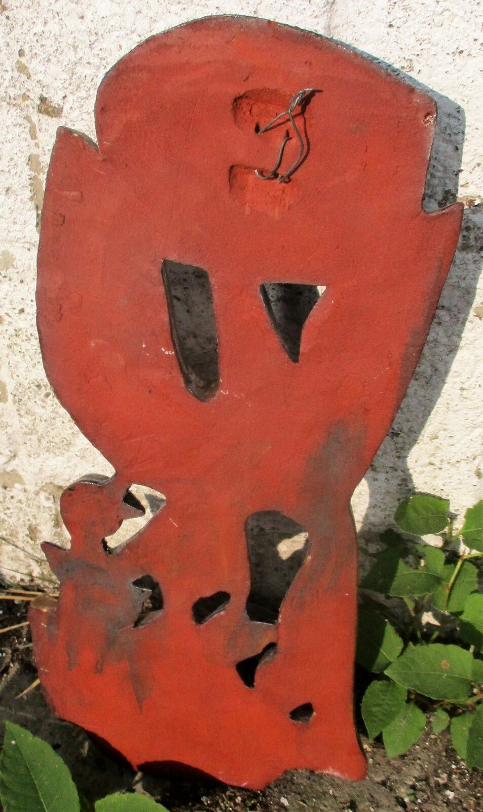 photo furniture Bird Of Paradise Mid Century Modern Design Ceramic Wall Plaque Era Tieberghien