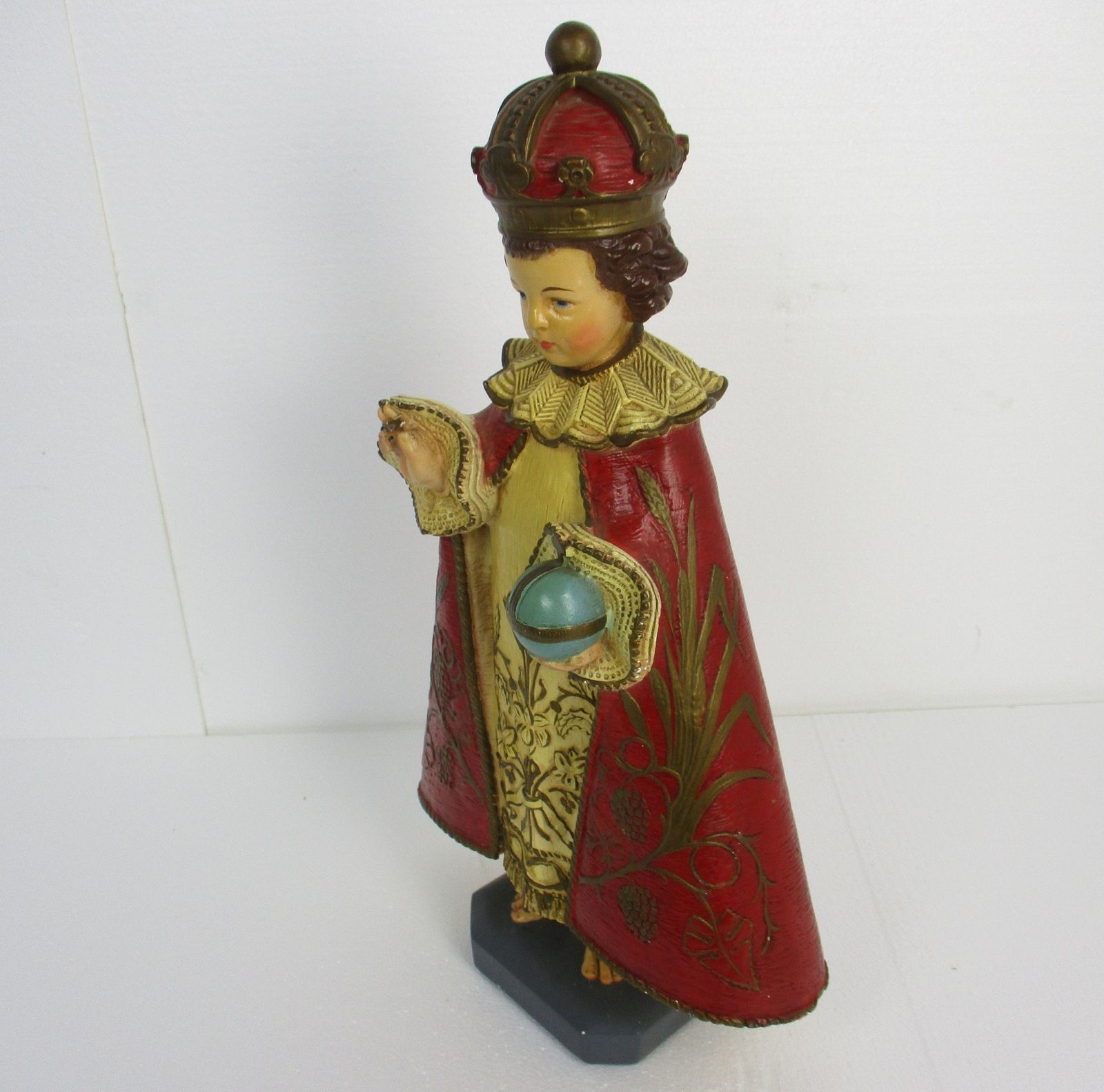 Xl Statue Infant Of Prague Infant Jesus Santo Nino Plaster Chapel Collector Wow photo buy