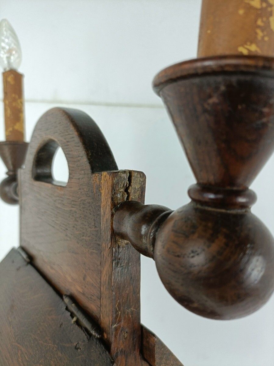 photo for sale Standing Cabinet Sewing Spinning Quilting Wooden Cabinet, Fabric Candle Holders