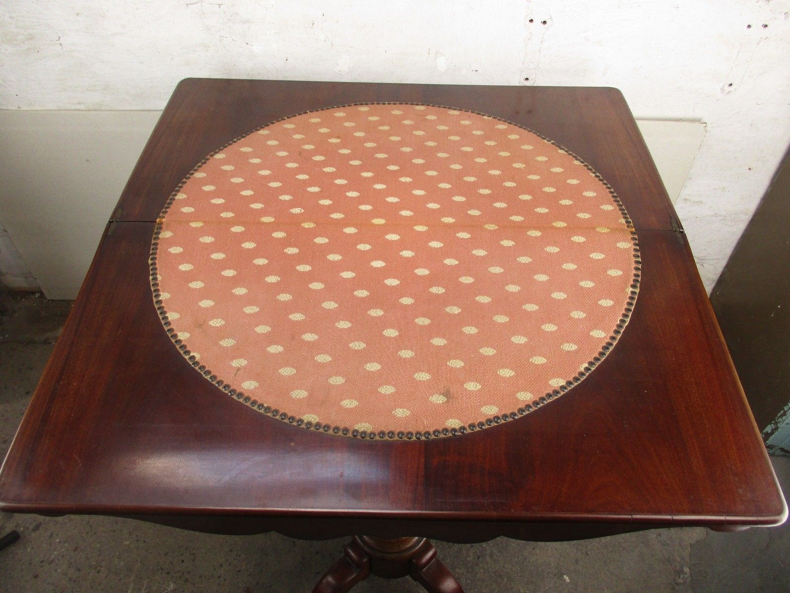 Playing Play Table Console Vintage English Regency Style Louis Philippe Lovely photo vinterior