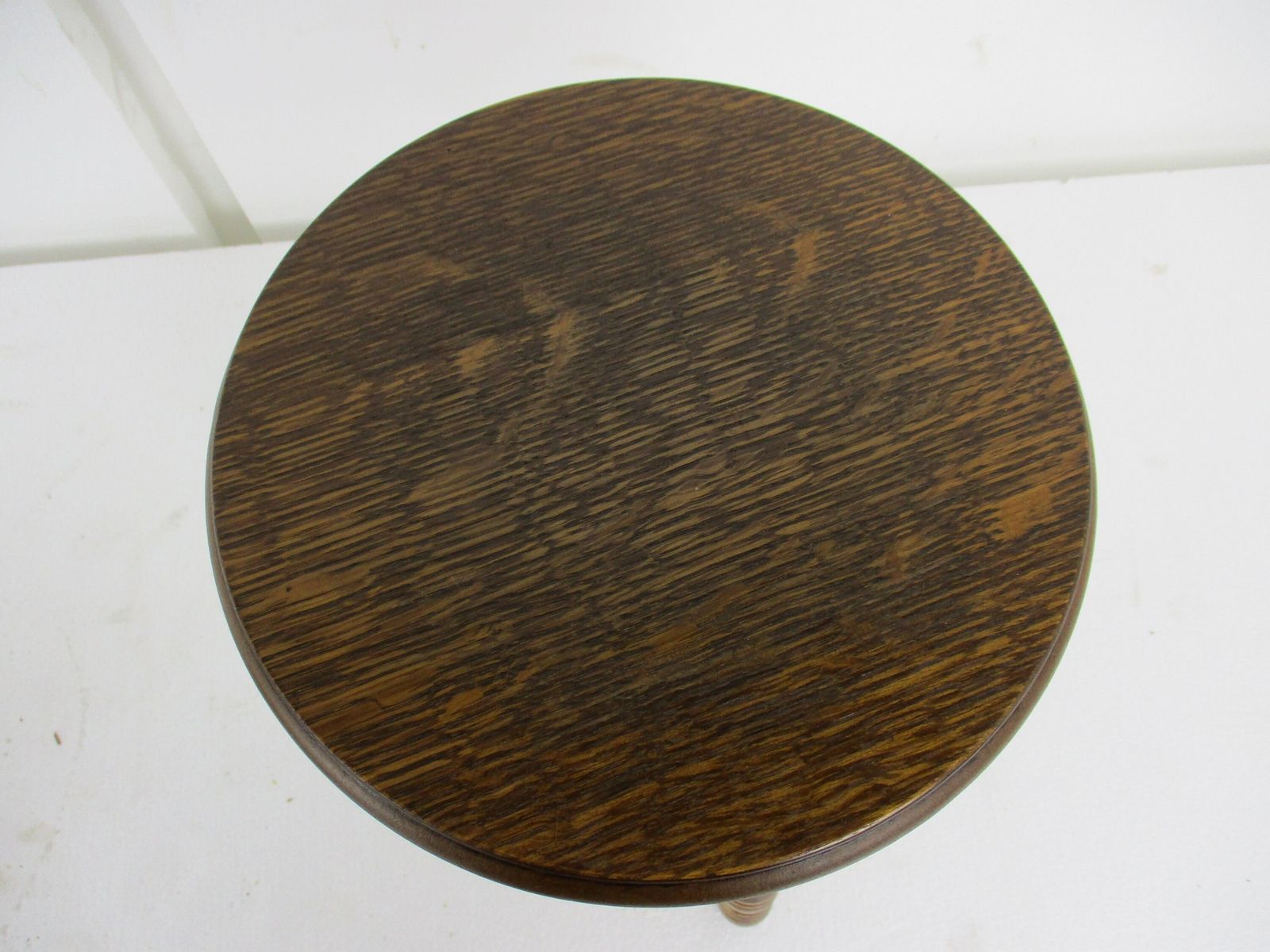 Vintage Hand Carved Wood 2 Tier Milking Stool Pedestal Table Plant Flower Bonsai photo for sale