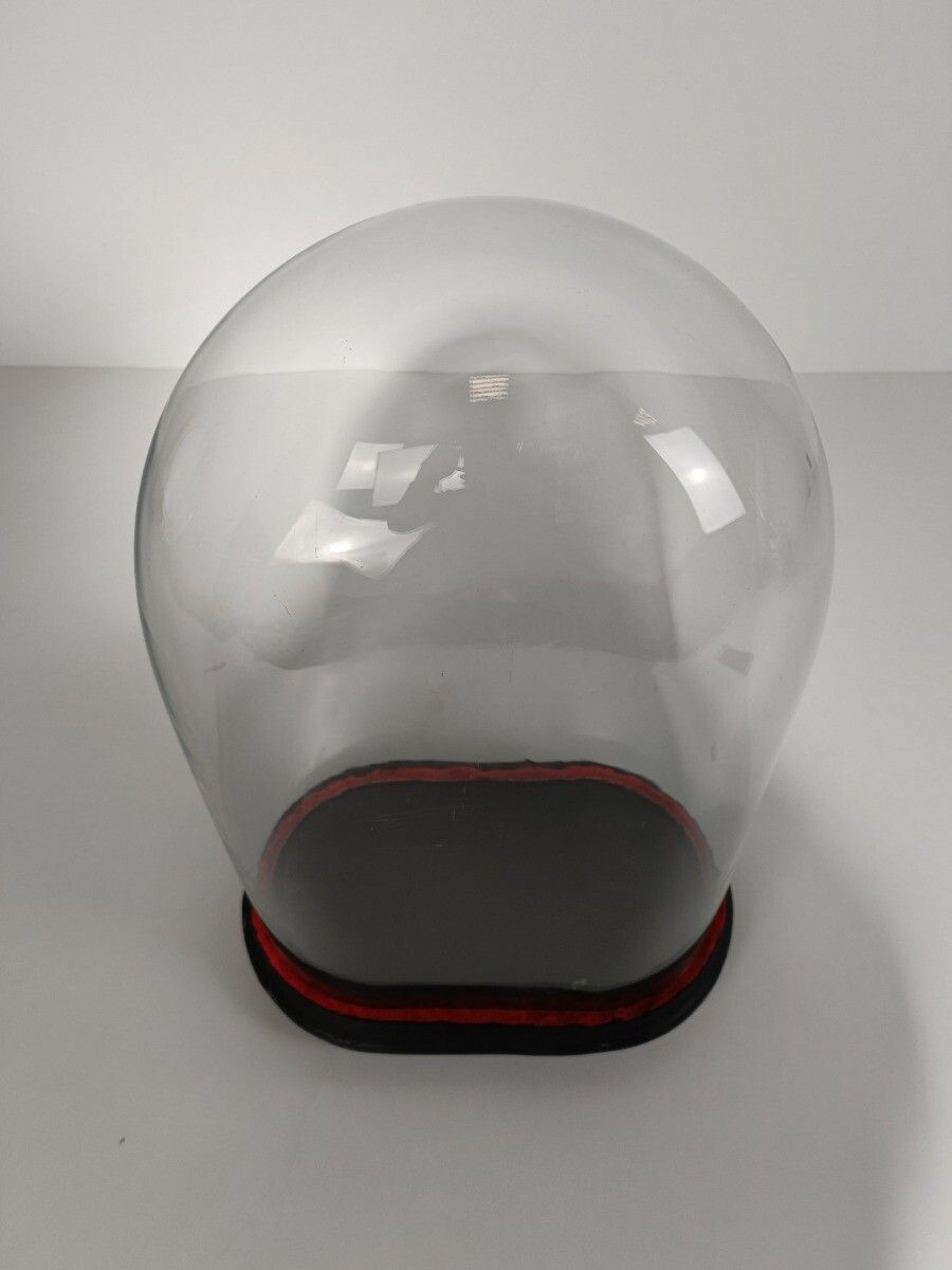 Antique Victorian Oval Hand Blown Glass Globe Dome Doll Clock 20.66" H 13.46' W photo Home Decor