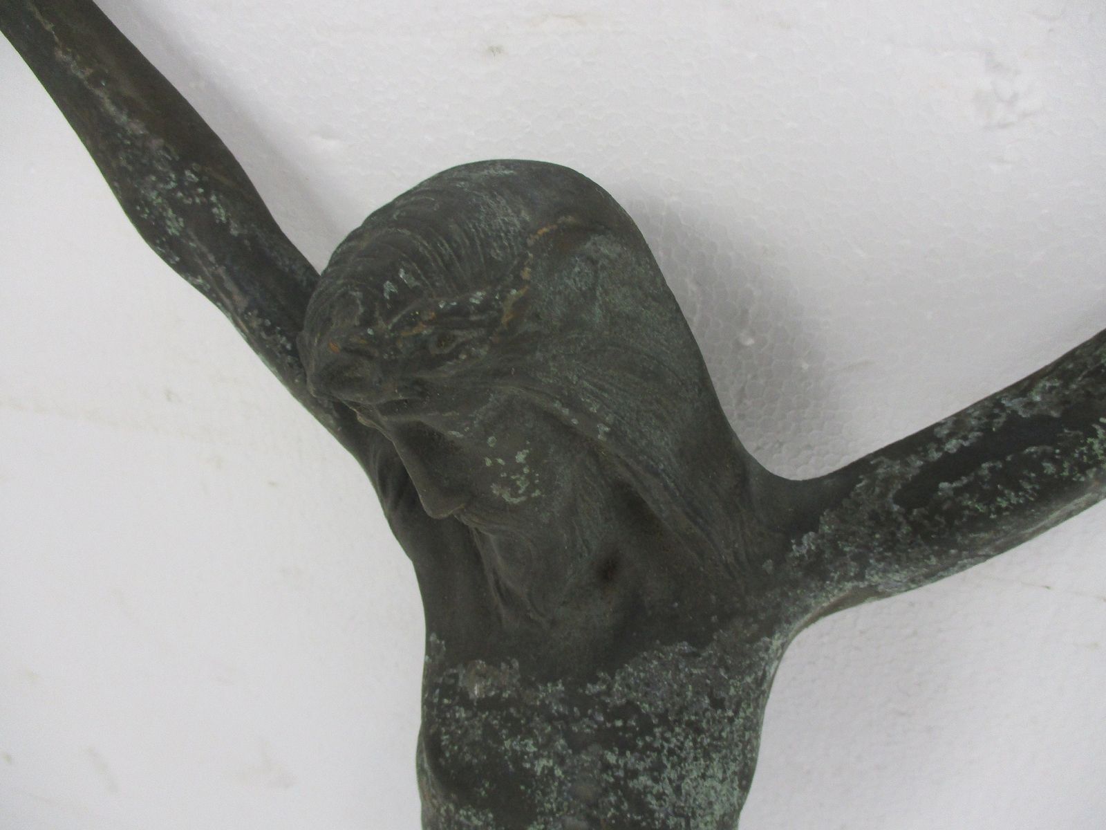 Gorgeous Antique Brass Bronze Corpus Jesus Christ Church 19th 20th Century 22.24 photo Art