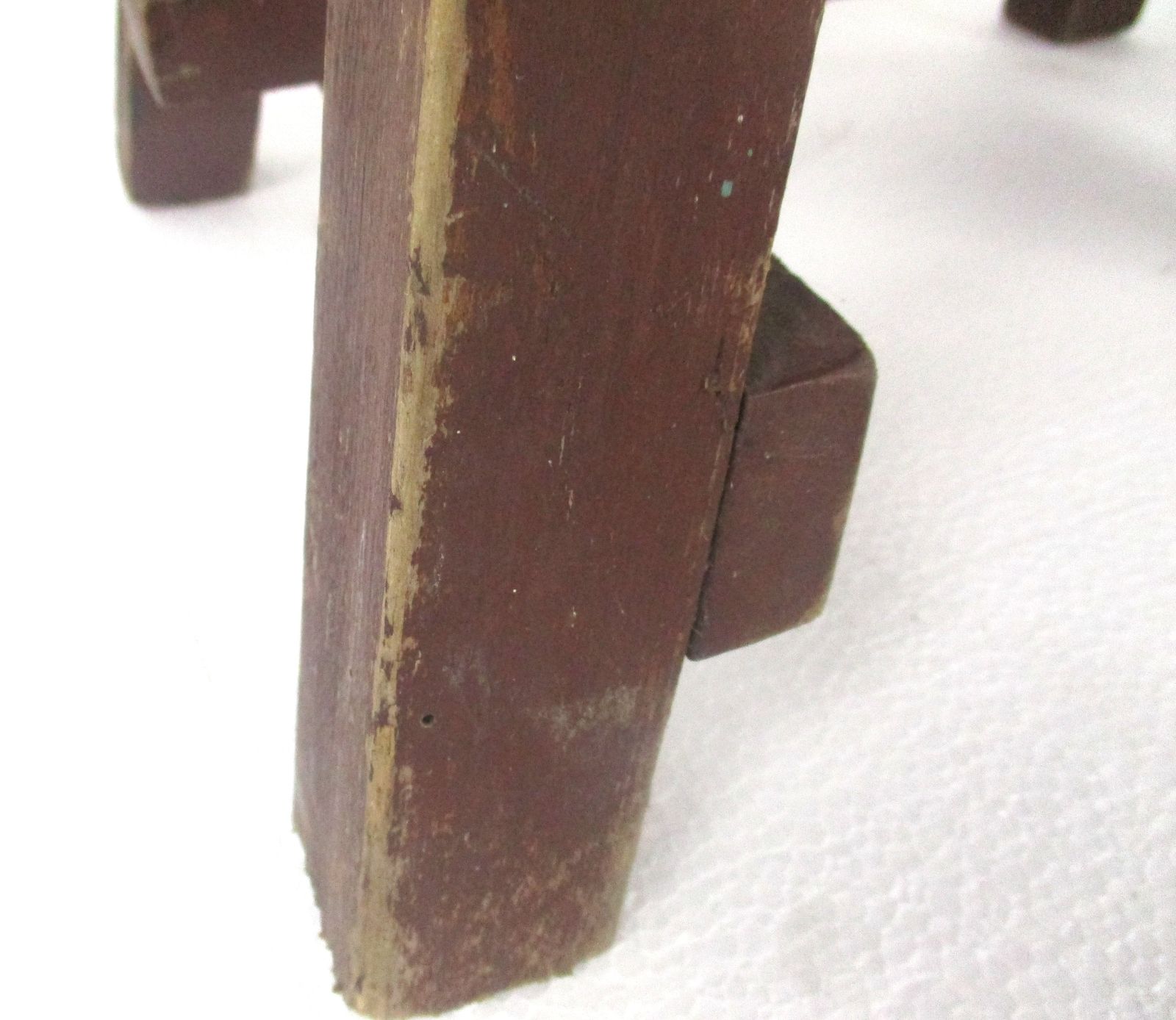 Antique  Stool Ottoman Footstool Milking Stool Barn Farmhouse Style Wood Funky photo for sale