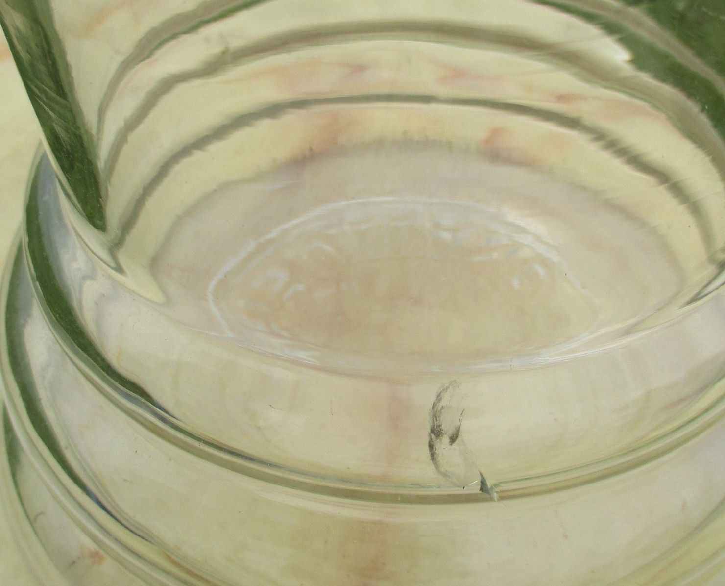 Xl Vintage Hand Blown Glass Counter Display Apothecary Jar Venz Very Rare photo vintage