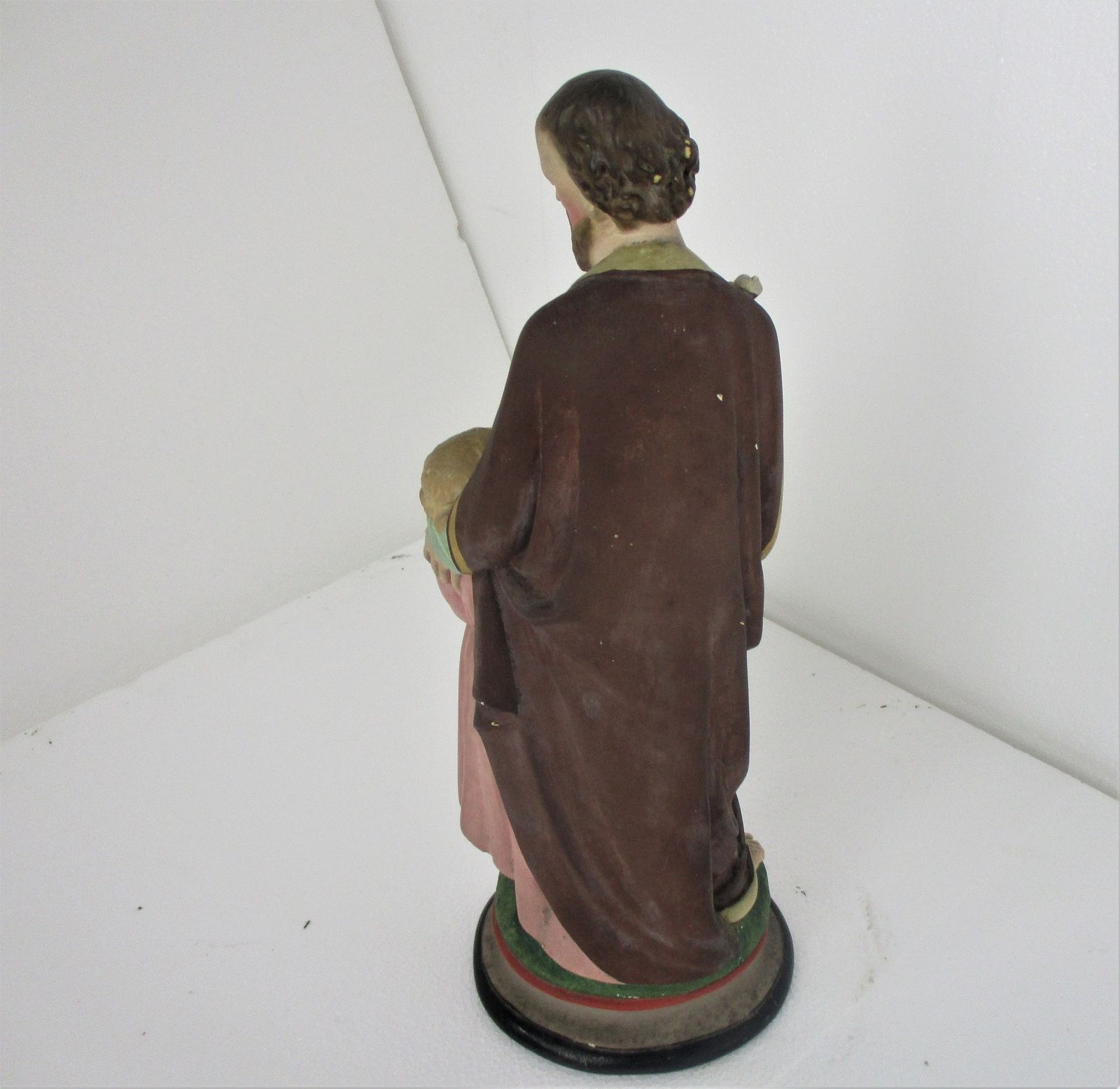 photo furniture Statue Saint Joseph Protector Of Homes Infant Jesus Statue Chapel Art Deco 18.11