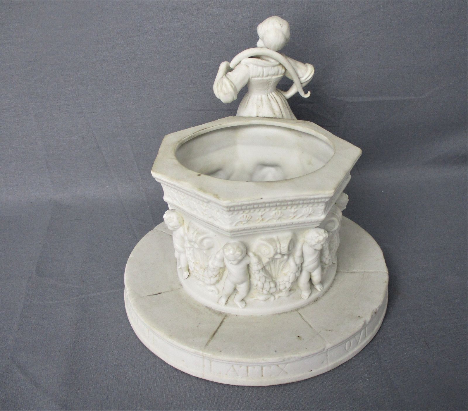 Bisque Figurine Woman At Well Antonio Pandiani Copy Mira Silex Mirusque Latex Qu photo buy