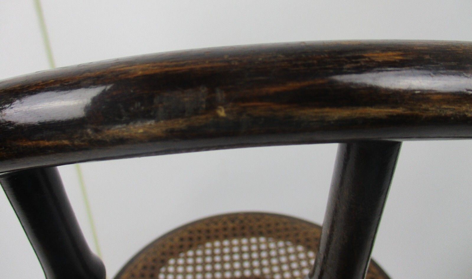 photo for sale Chair Bistro Ice Cream Parlor Rush Cane Seating Plywood Thonet Style