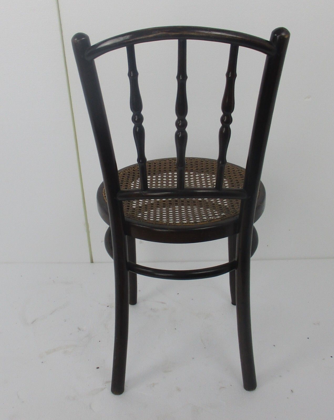Furniture Chair Bistro Ice Cream Parlor Rush Cane Seating Plywood Thonet Style photo