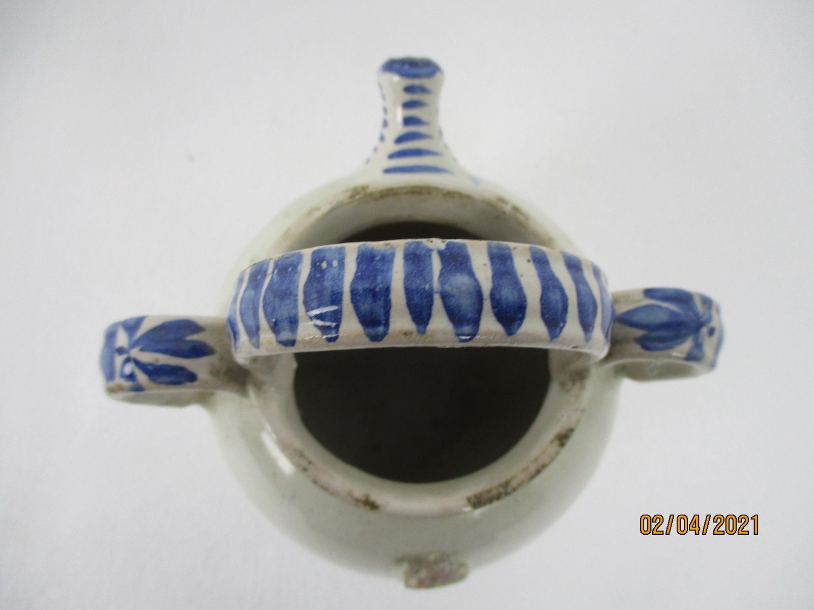 Antique French Henriot Hb Quimper Tea Coffee Pot Decor Bretonne Polychrome Hand photo 142.0