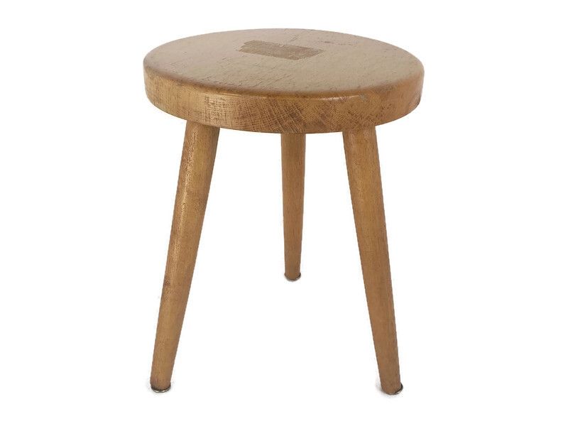 Milking Stool, Stool, Pedestal, Plant Stand, Vintage,  Wood, Funky, Barn Style