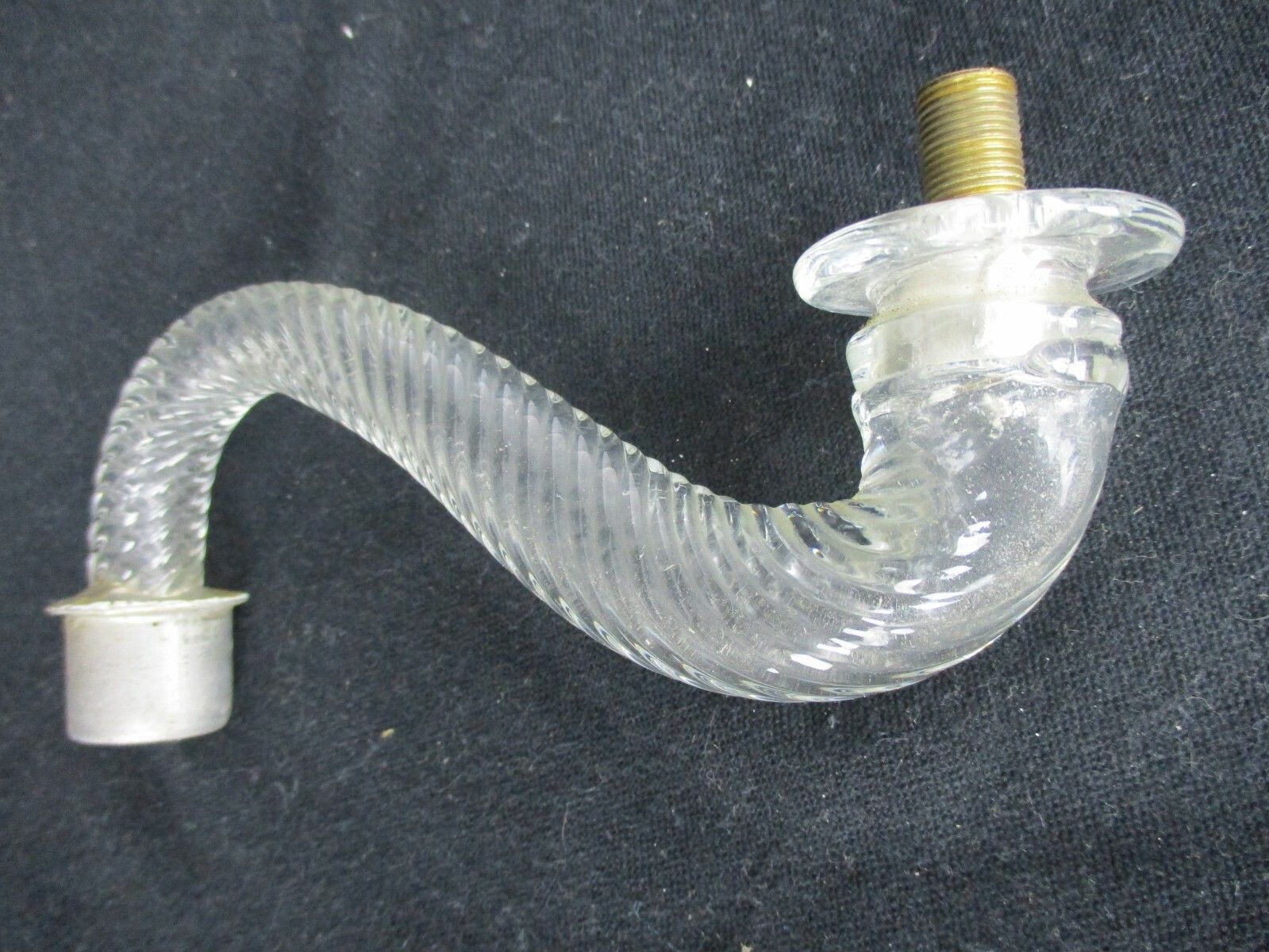 Venetian Murano  Piece Chandelier Arm Hand Blown Swirled Art Glass Reclaimed