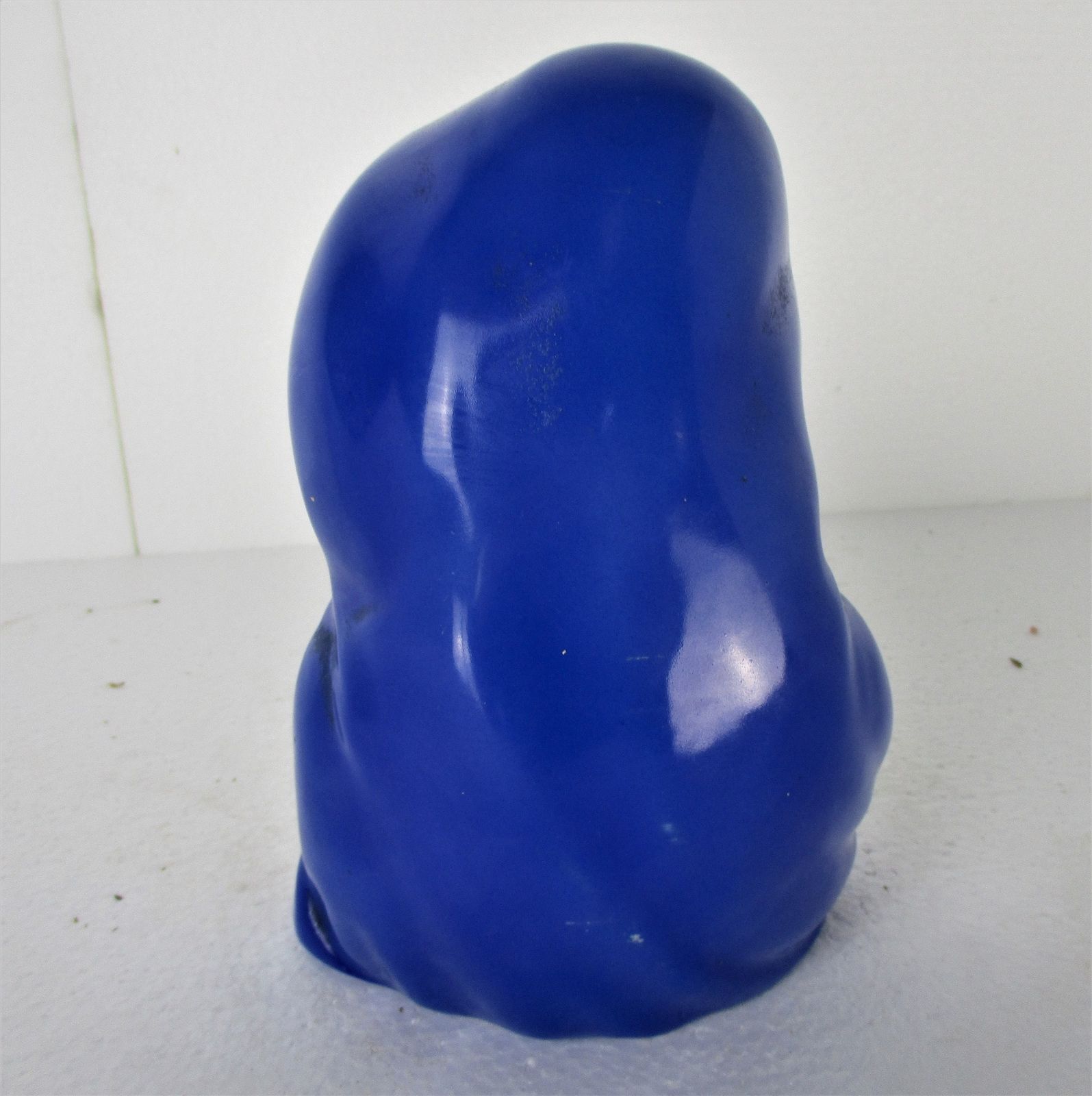 Rare Bavaria Porcelain Elegant Statue Bust Madonna Virgin Mary Germany Blue Whit photo Art