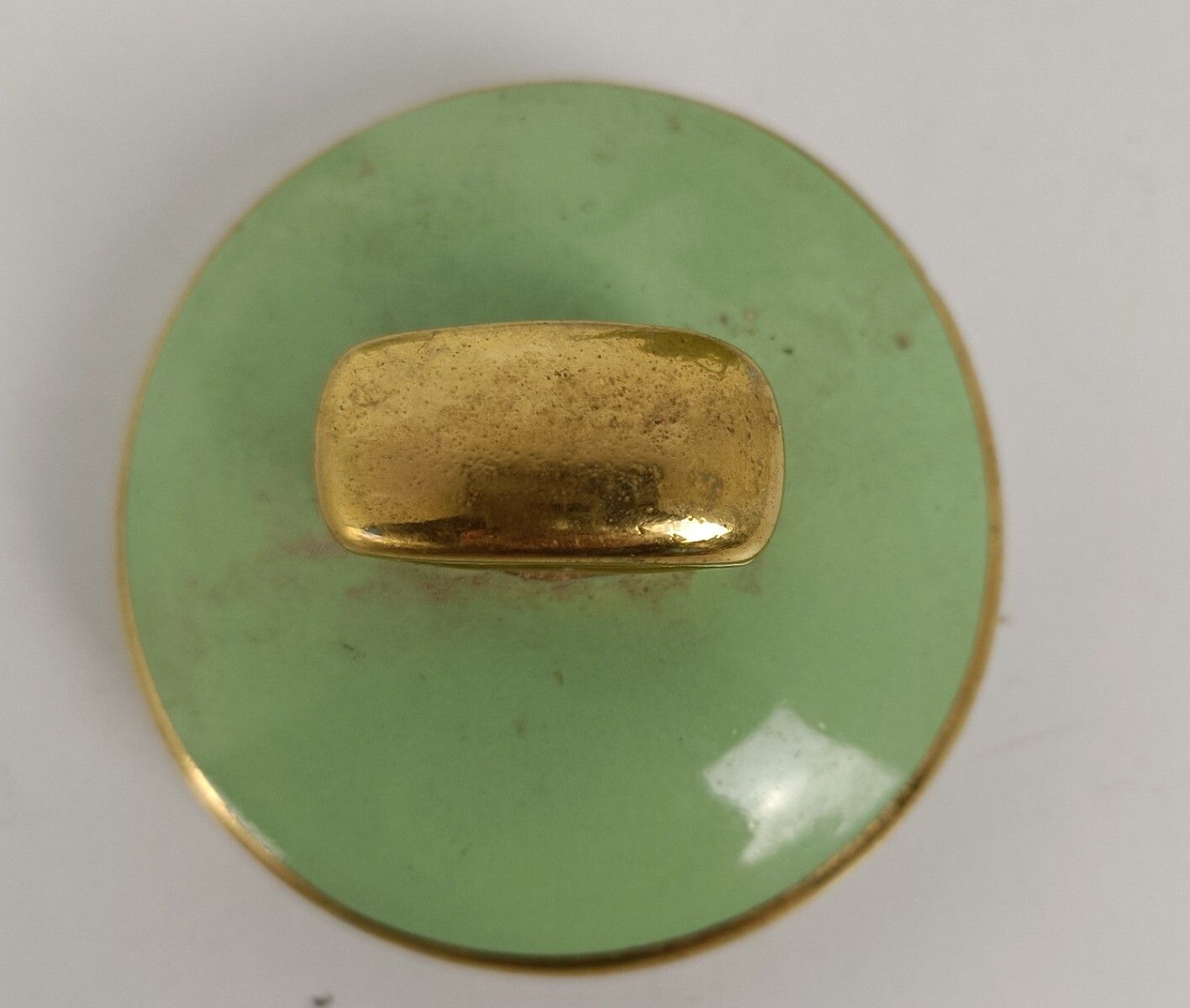 Coffee Tea Set  Boch Freres Keralux Belgium Expo 58, Mint Green Gold 24 K Boch S photo vintage
