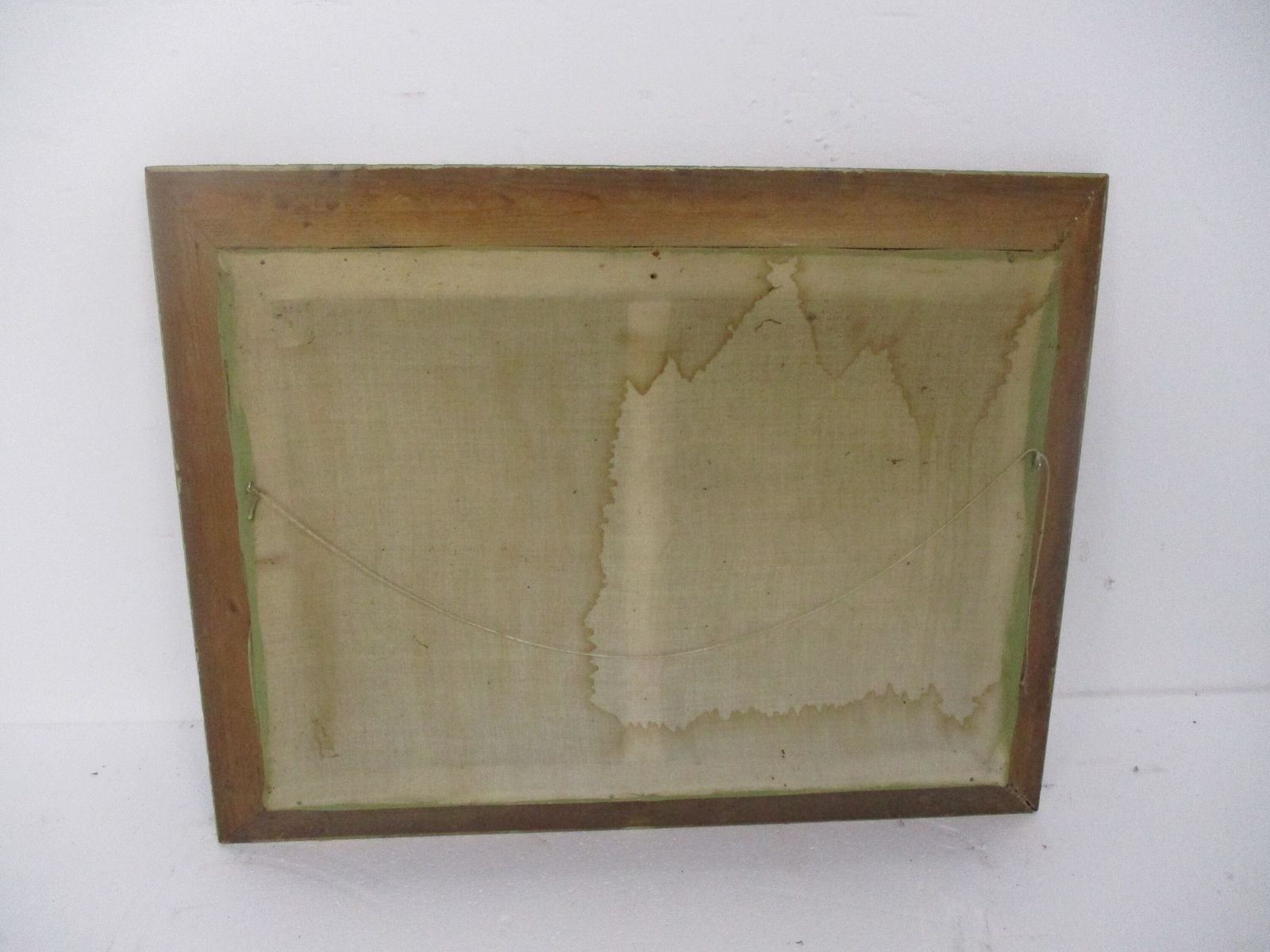 photo furniture Oil Painting Ornate Wood Plaster Frame Victorian Fisherman Signed L Neyns Beauti