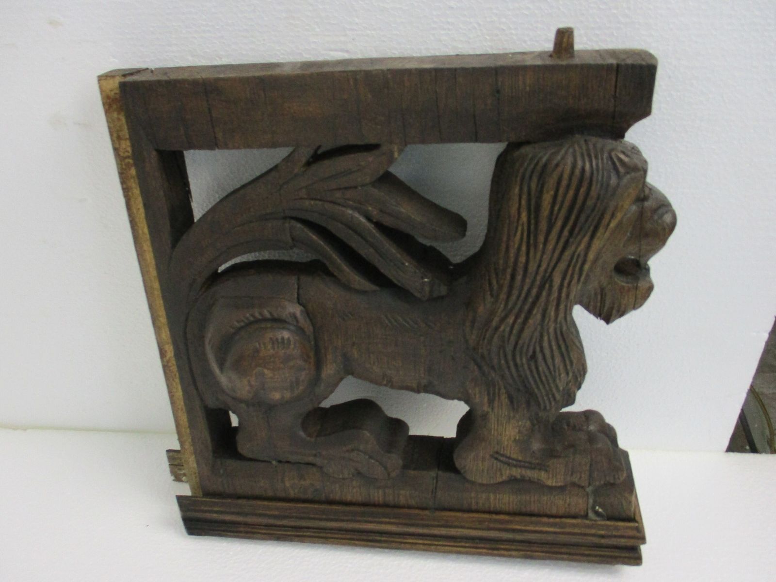 photo furniture Xl Beautiful Hand Carved Wood Pediment Ornate Over Door Architectural Reclaimed