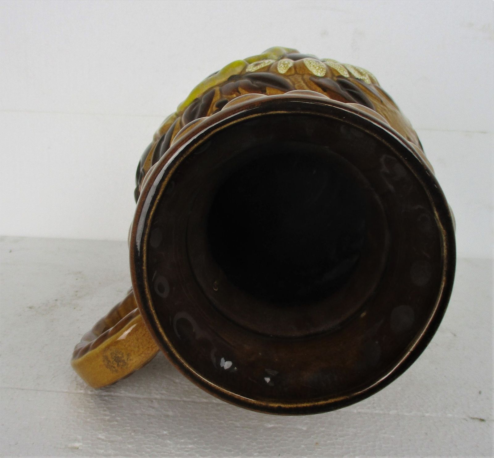 Xl West Germany Pitcher Vase Ceramic Mid Century Modern Glazed Art Pottery Caraf photo vinterior