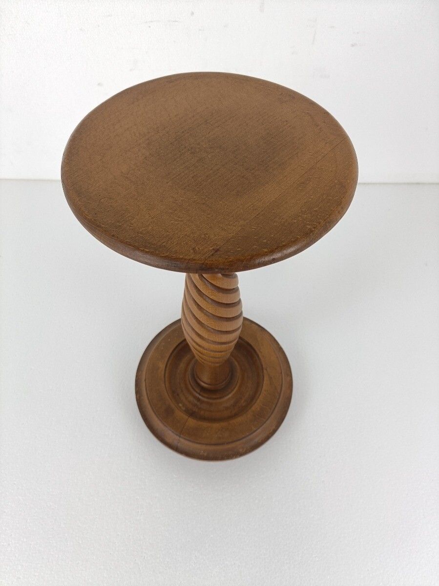 Wooden Twisted Stem Side Wine Display Table Pedestal Plant Bonsai Flower Stand photo 202.0
