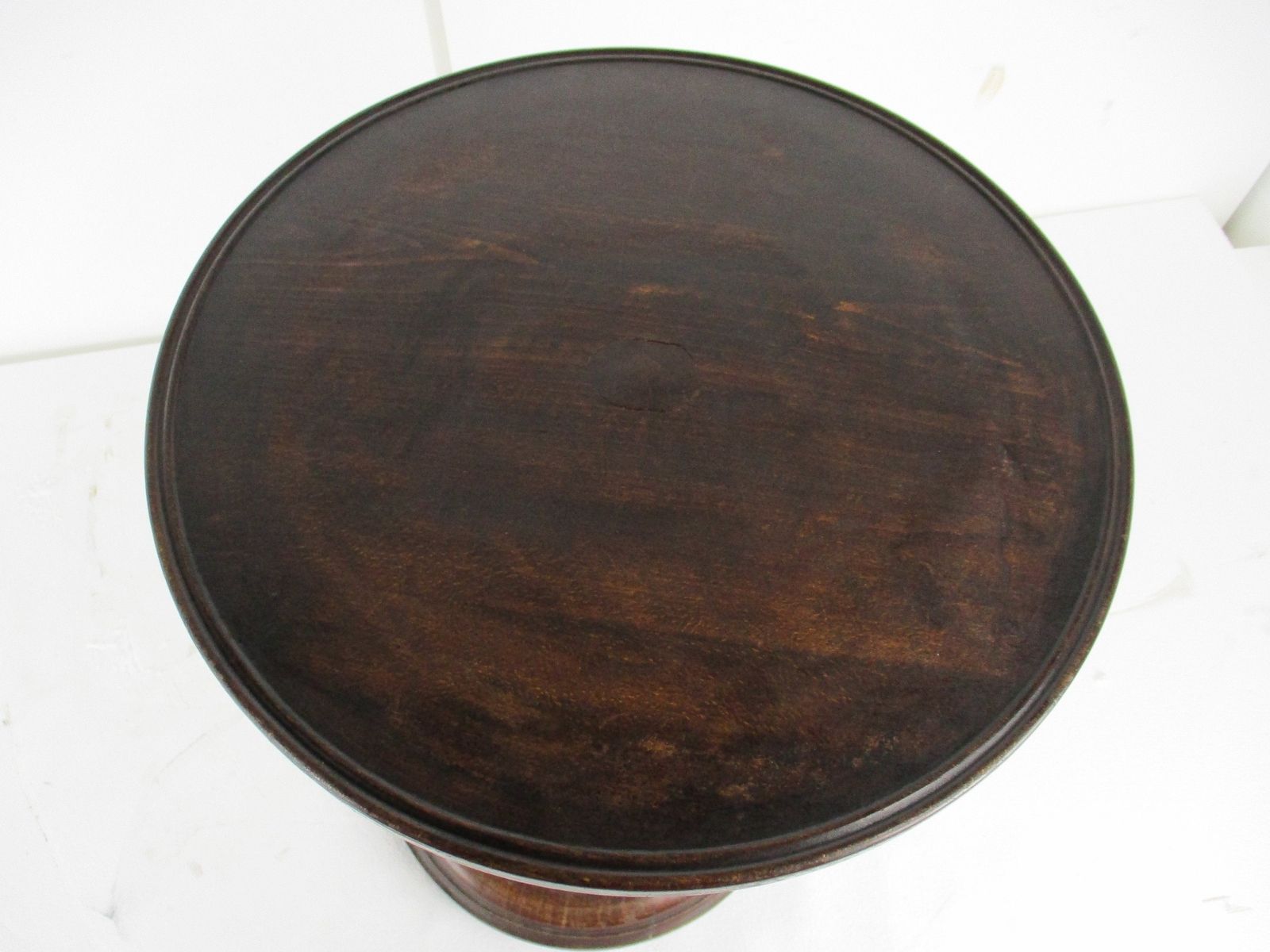 Barley Twist Wooden Side Display Coffee Table Pedestal Plant Stand Hand Carved G photo Furniture