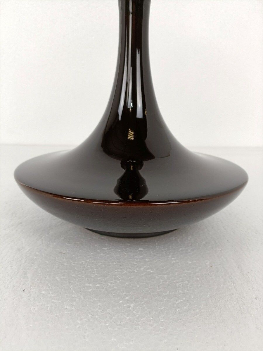 Pino Spagnolo Design For Sicart Post Modern Vase  Italy Space Age Modernist Brow photo furniture