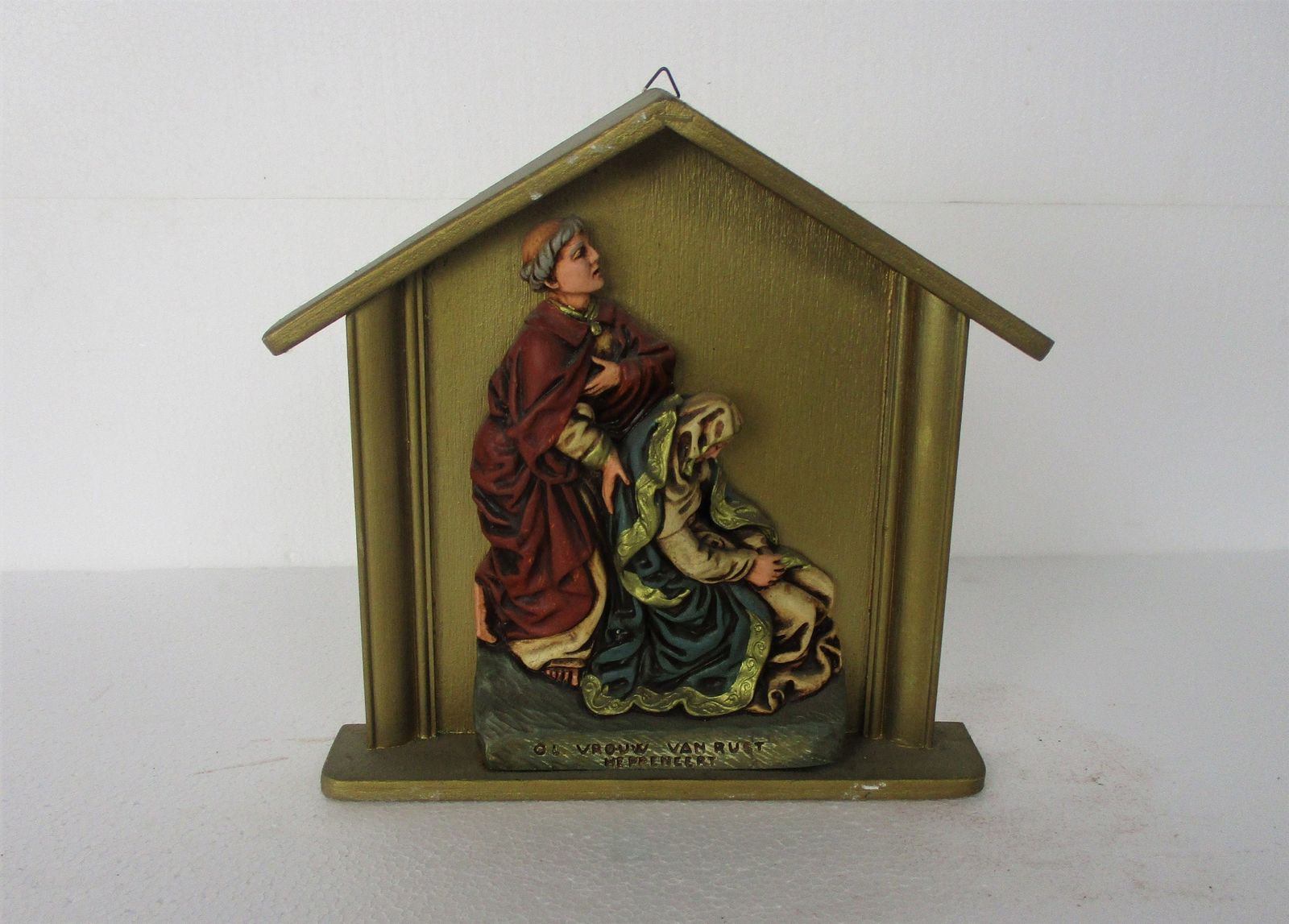 Statue Our Lady Of Rest Heppeneert With John The Evangelist Collector Extremely photo furniture