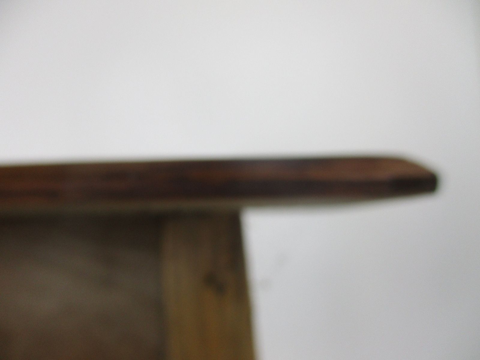 Hand Carved Wood Side Wine Table Pedestal Plant Stand Barn Country Style Art Dec photo vinterior