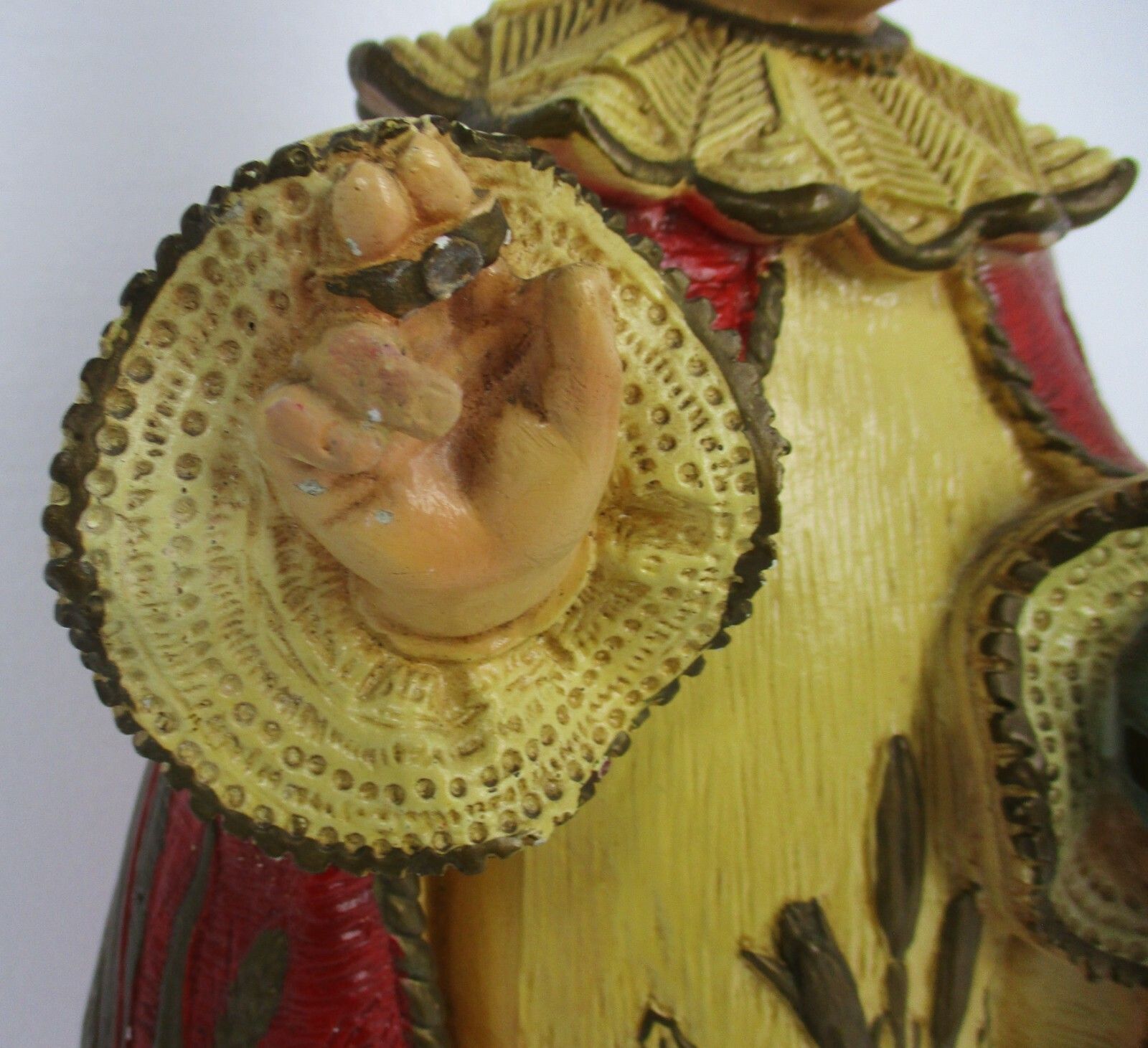 Xl Statue Infant Of Prague Infant Jesus Santo Nino Plaster Chapel Collector Wow photo for sale