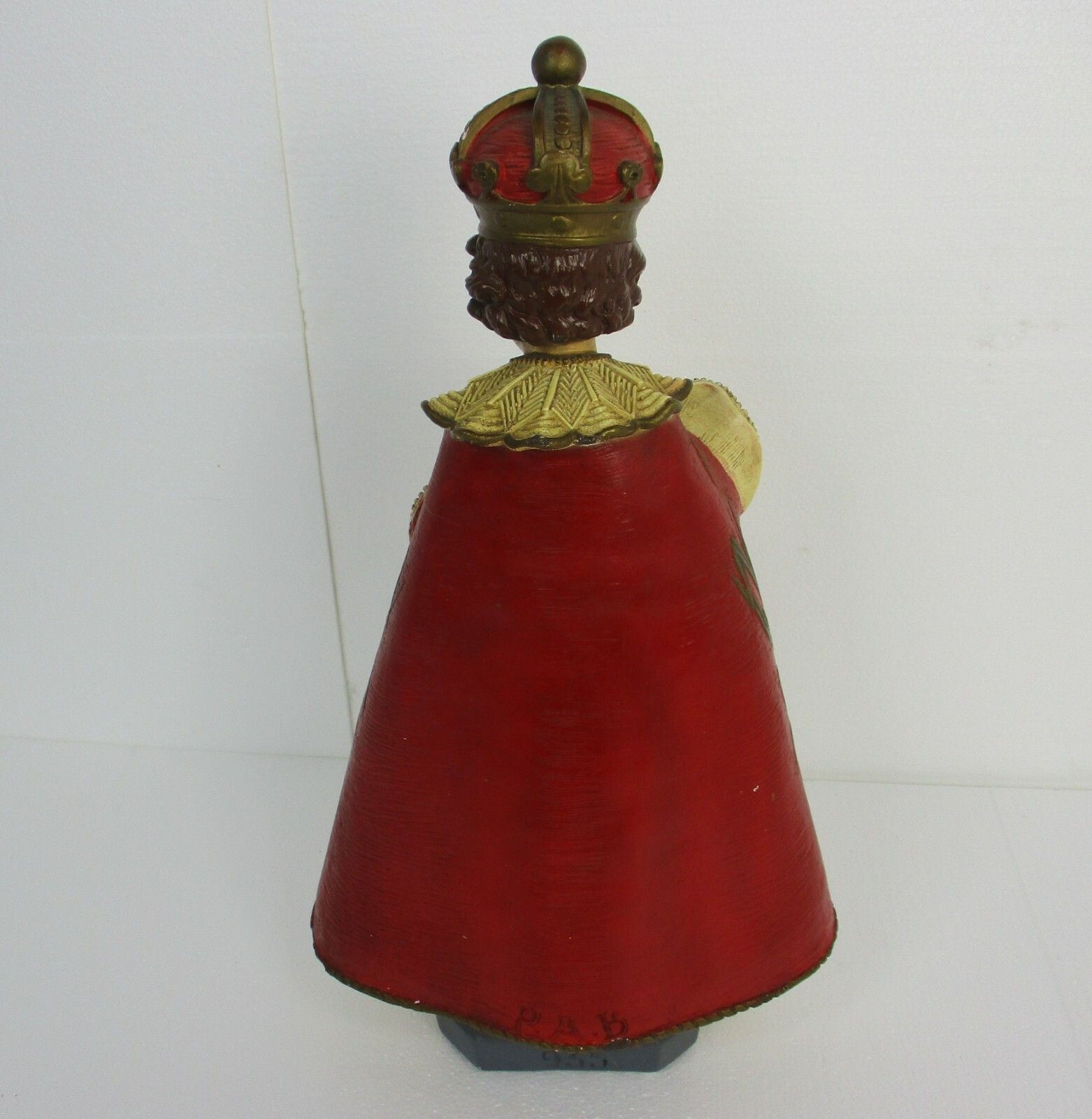 photo furniture Xl Statue Infant Of Prague Infant Jesus Santo Nino Plaster Chapel Collector Wow
