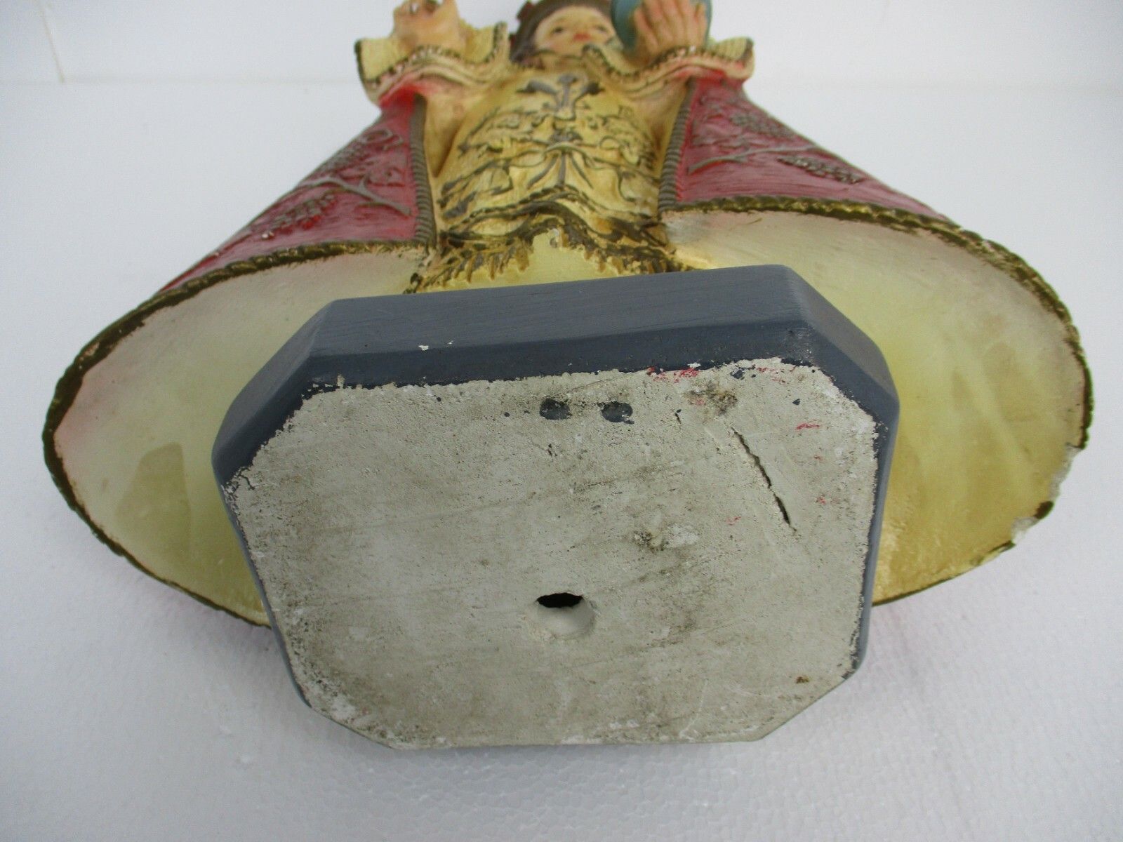 photo for sale Xl Statue Infant Of Prague Infant Jesus Santo Nino Plaster Chapel Collector Wow
