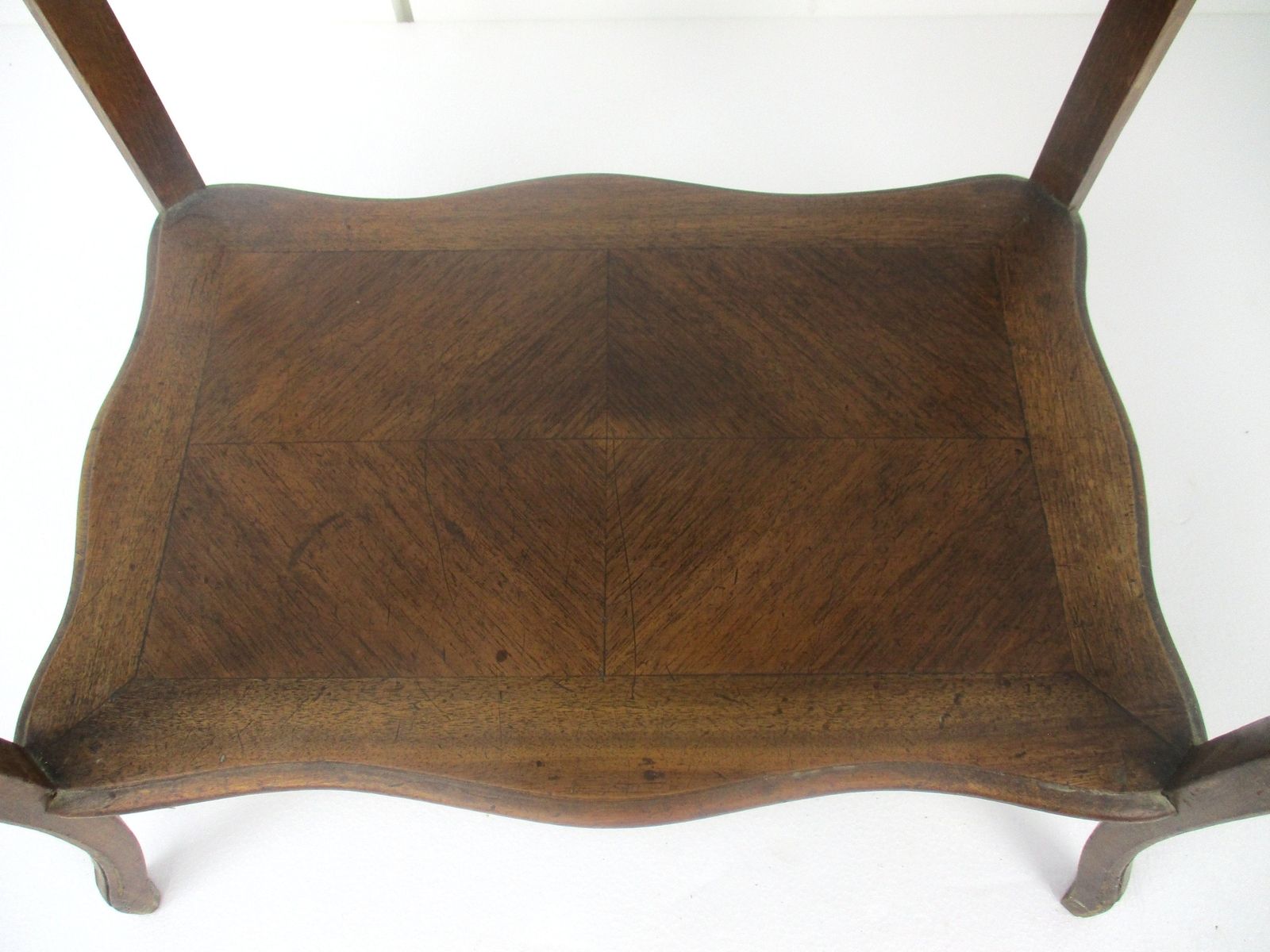 Antique Art Nouveau  Wood Sewing Quilting Box Table Cabinet Two Tier Gorgeous photo furniture