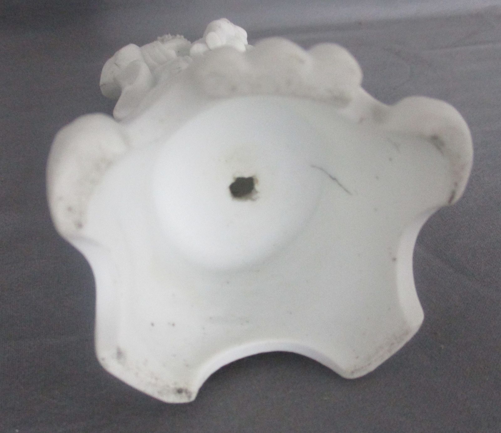 photo for sale Antique Bisque Porcelain Statue Virgin Our Lady Mary Madonna With Infant Jesus F