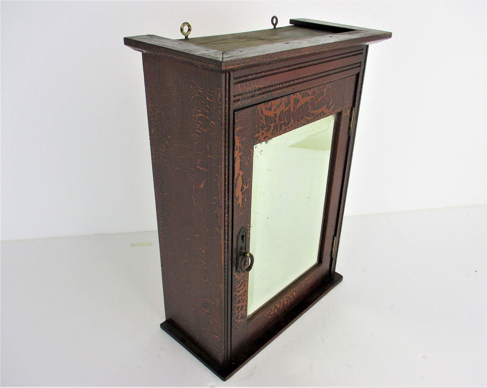 Mid Century Kitchen Apothecary Medicine Pharmacy Bathroom Wall Hanging Cabinet B photo Furniture