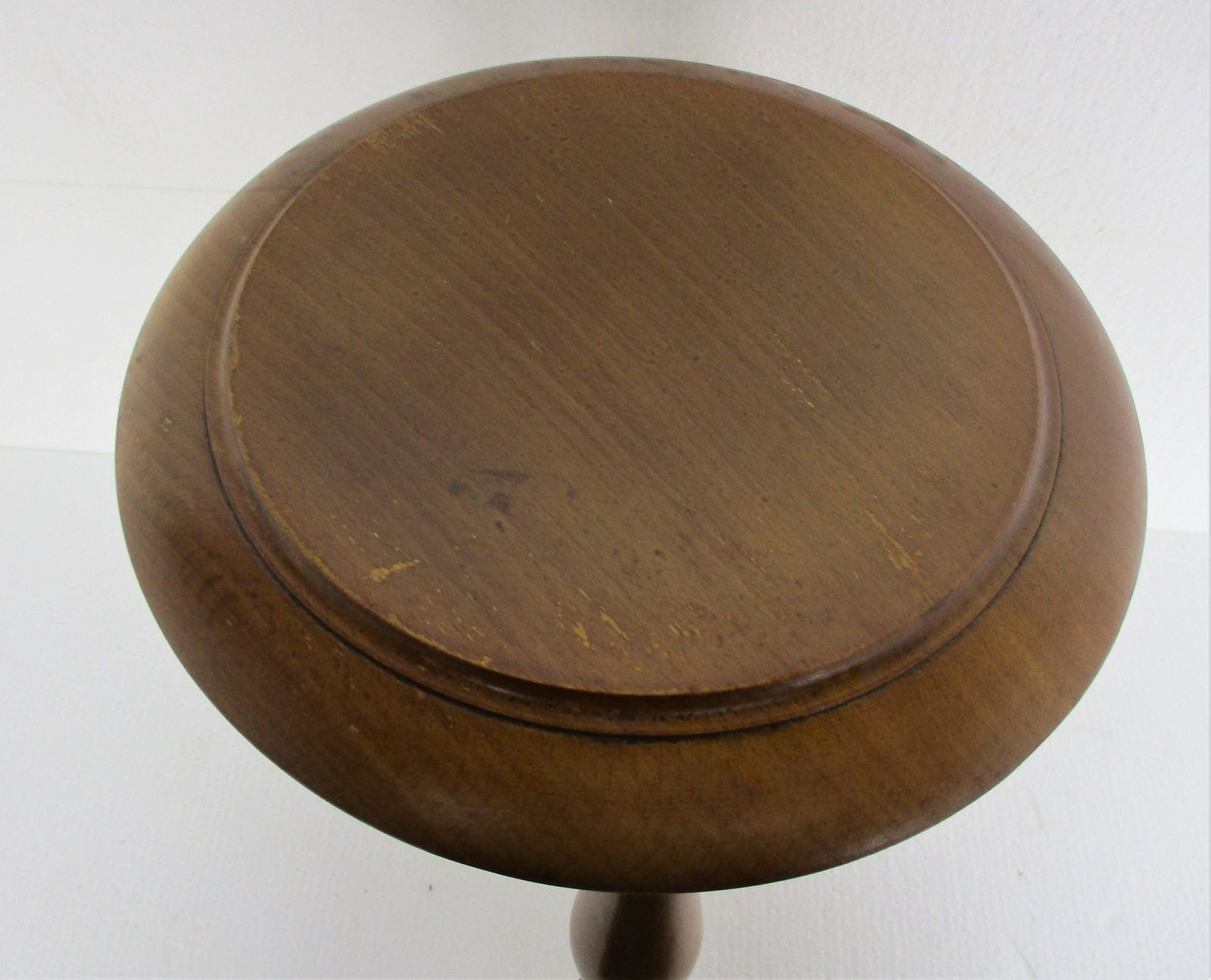 Vintage Hand Carved Wood 2 Tier Milking Stool Pedestal Table Plant Flower Bonsai photo vinterior