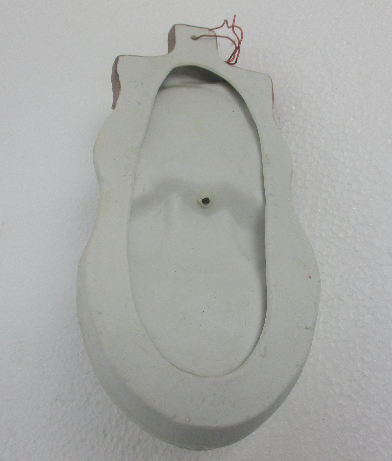 Porcelain Bisque Holy Water Font Vessel Virgin Mary Our Lady Of Sorrows  Wall Ha photo vinterior