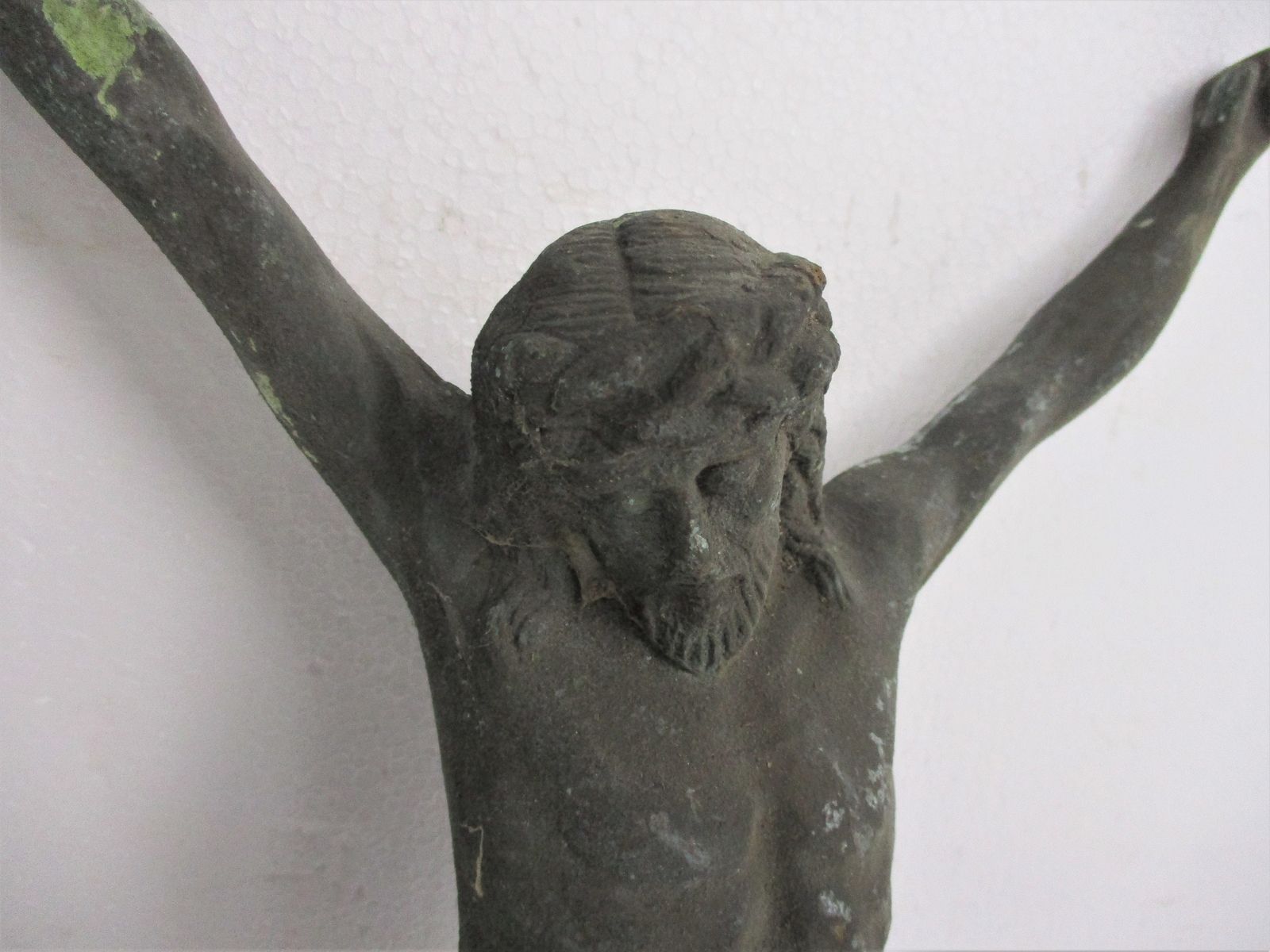 Gorgeous Antique Brass Bronze Corpus Jesus Christ Church 19th 20th Century 18.89 photo furniture