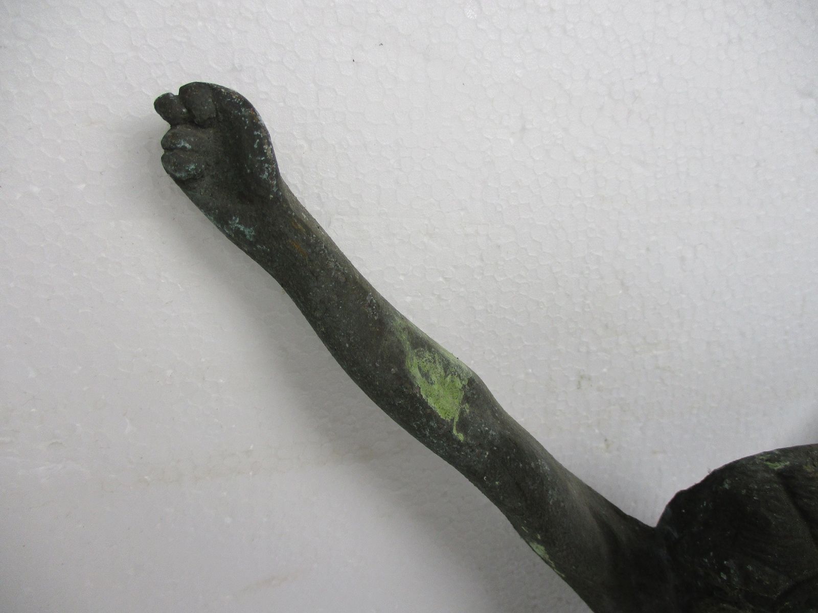 Gorgeous Antique Brass Bronze Corpus Jesus Christ Church 19th 20th Century 18.89 photo for sale