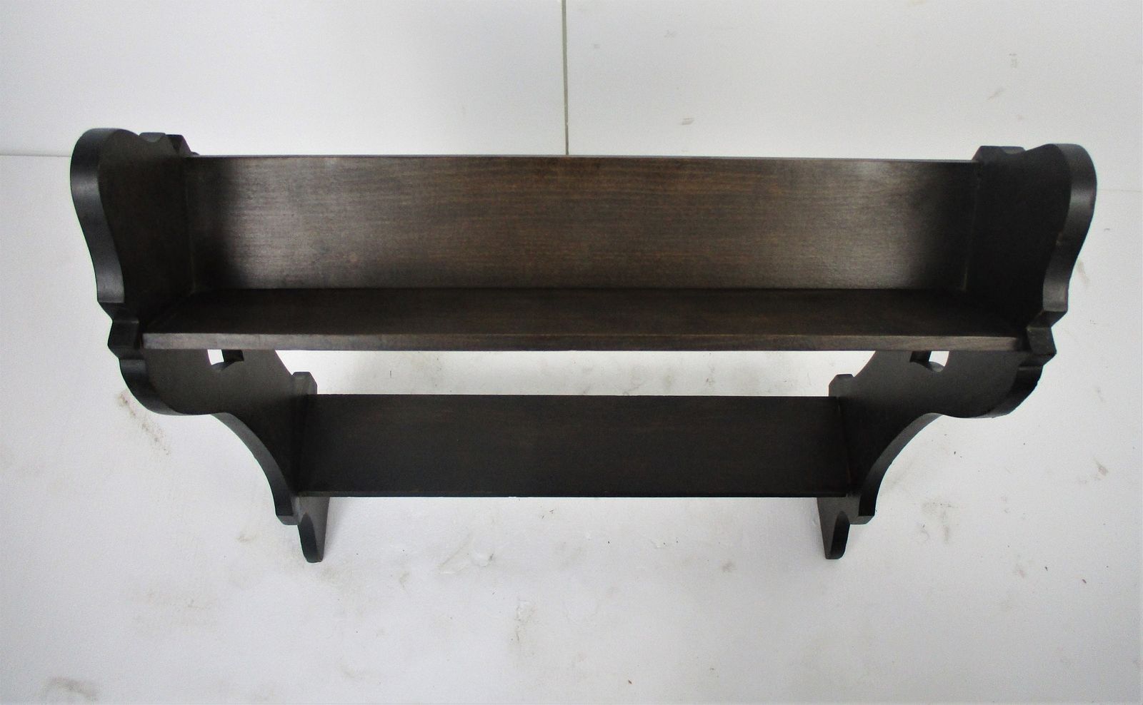 Lovely Book Shelve Stand Storage Sewing Box Side Table Edwardian Wood Country Ba photo Furniture