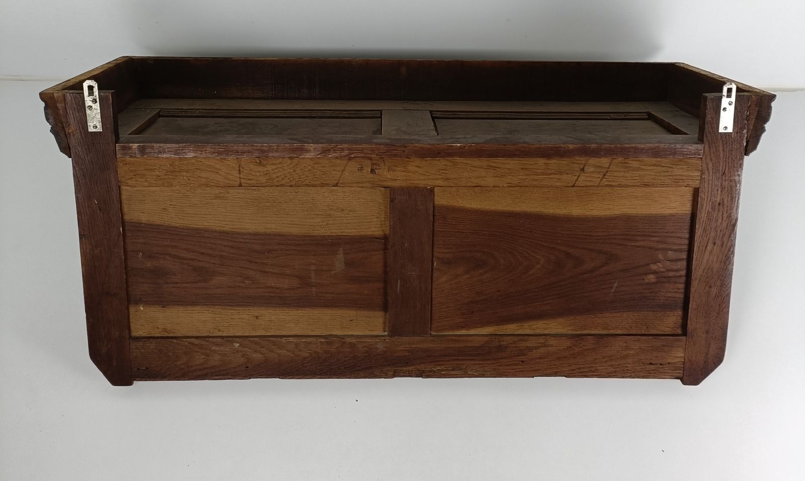 Furniture Gorgeous Large Coat Hat Rack France Hand Carved Wood Antique Wow photo