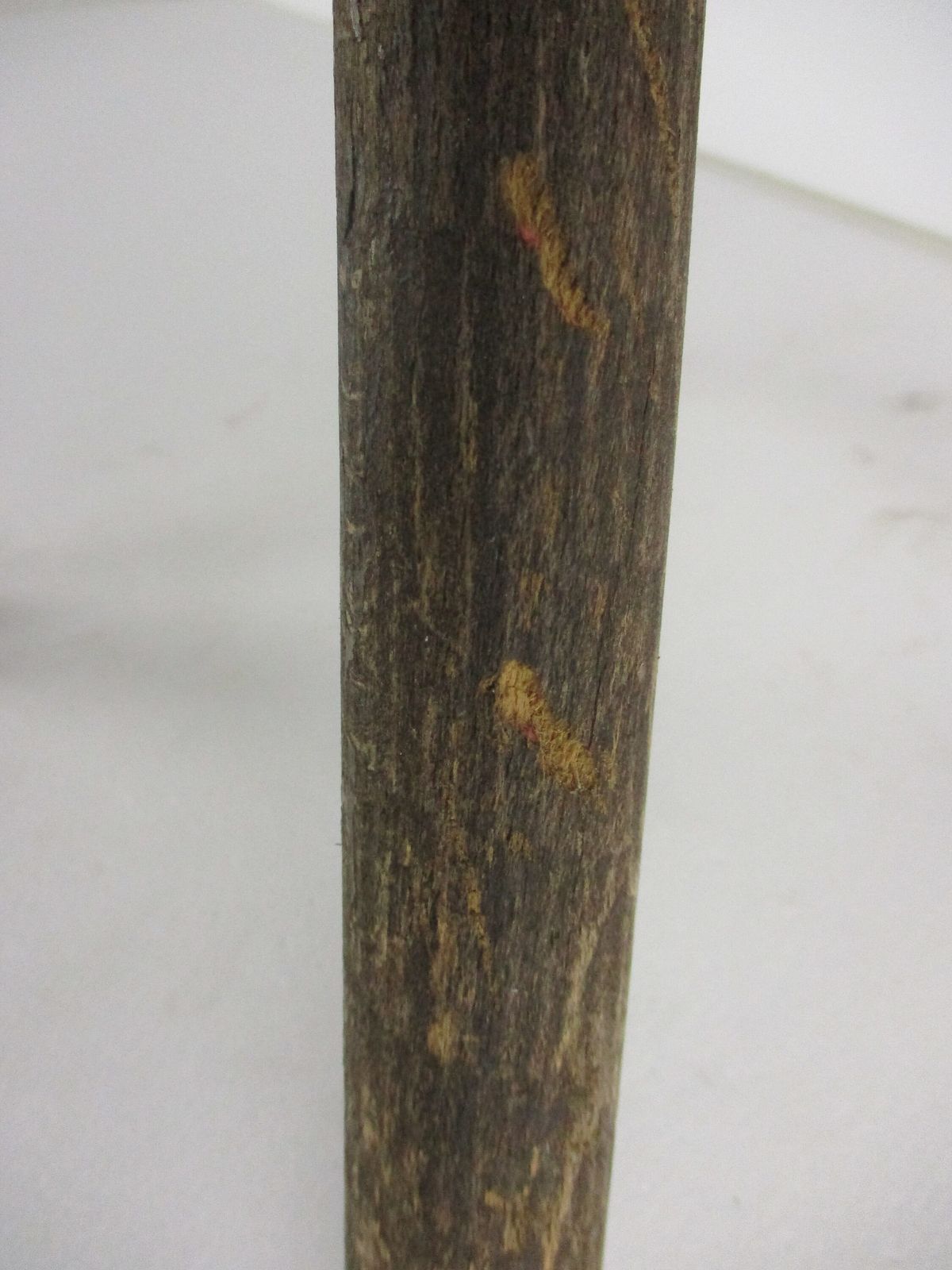 Vintage Hand Carved Wood Tripod Milking Stool Pedestal Table Plant Flower Bonsai photo vinterior