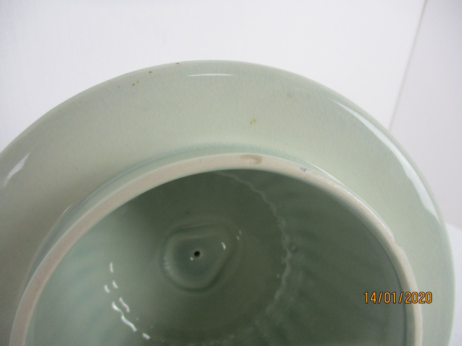 Large Royal Sphinx Maastricht Delft Vase Urn Marked Blue White Foo Dog 17.71&Quo photo buy