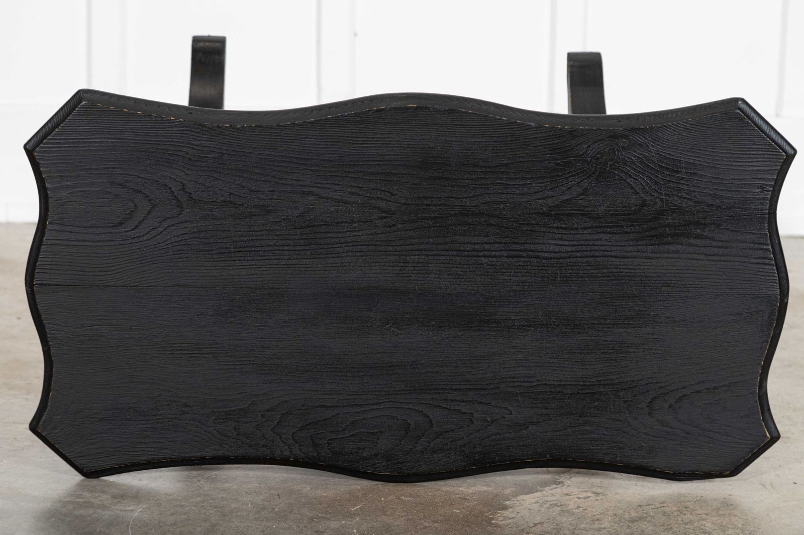 19thc Ebonised English Pine Bobbin Side Table photo Furniture