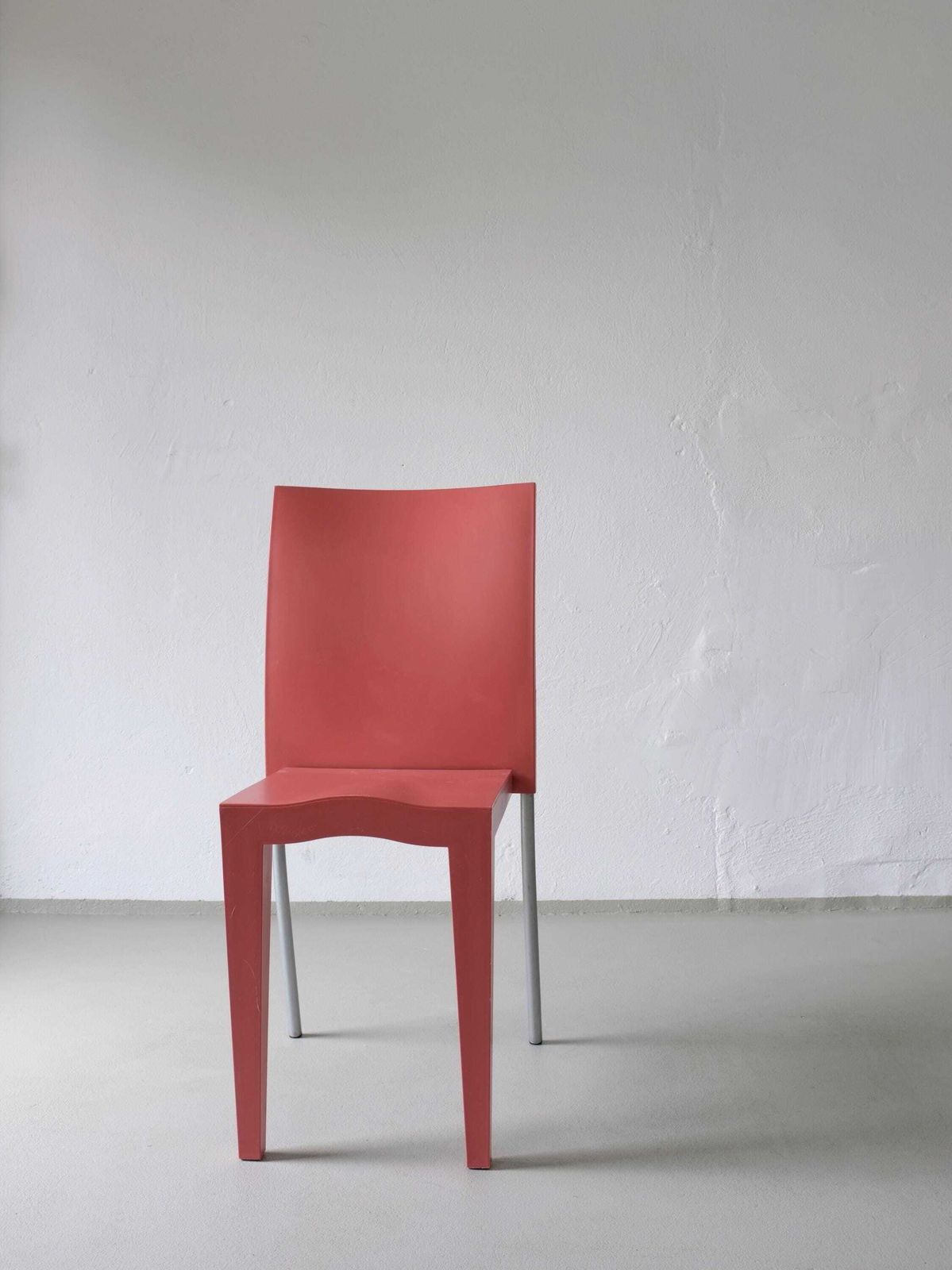 4 Kartell Coral Pink "Miss Global" Chairs By Philippe Starck | 1990s photo for sale